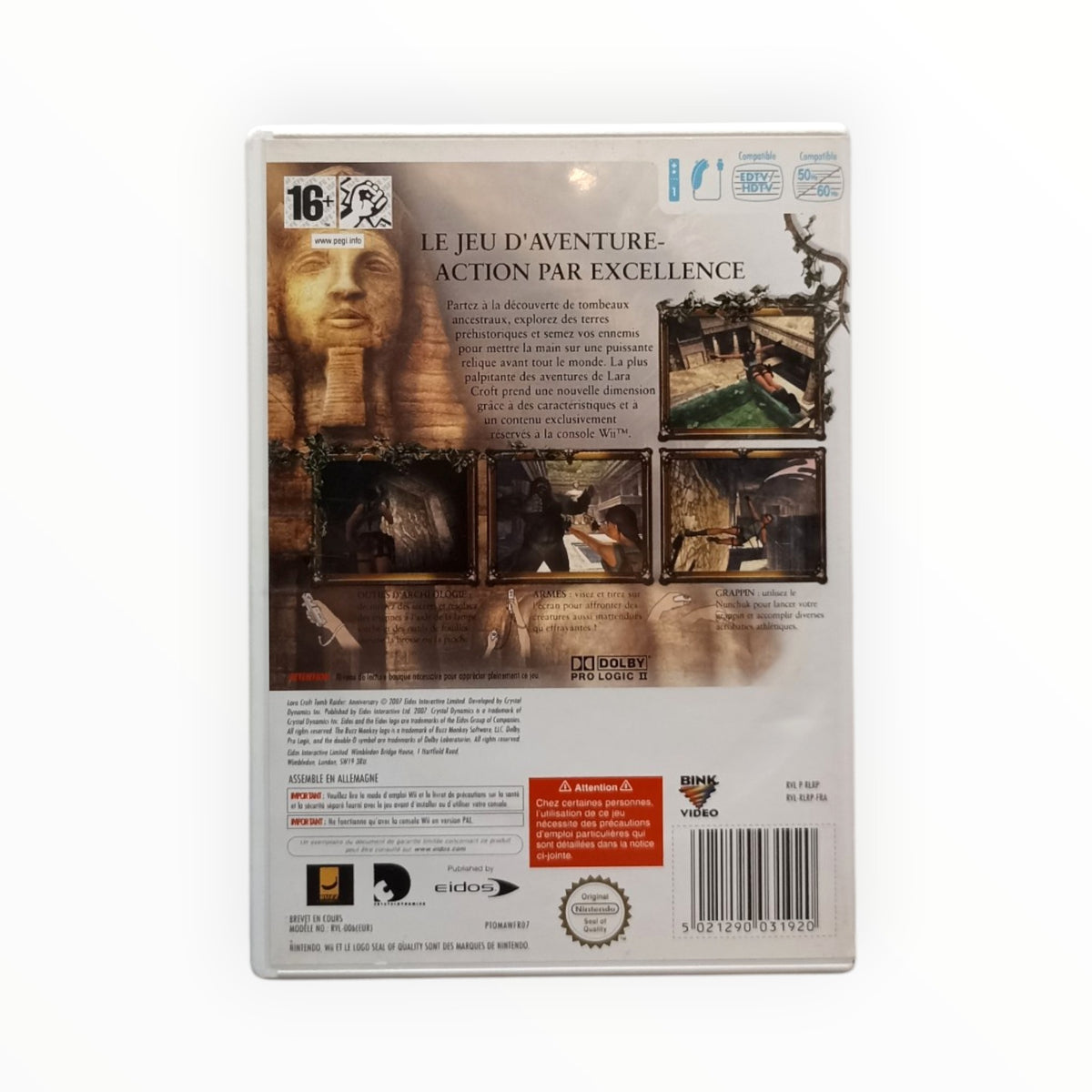 Lara Croft Tomb Raider Anniversary Complet EUR Nintendo Wii (Wii)