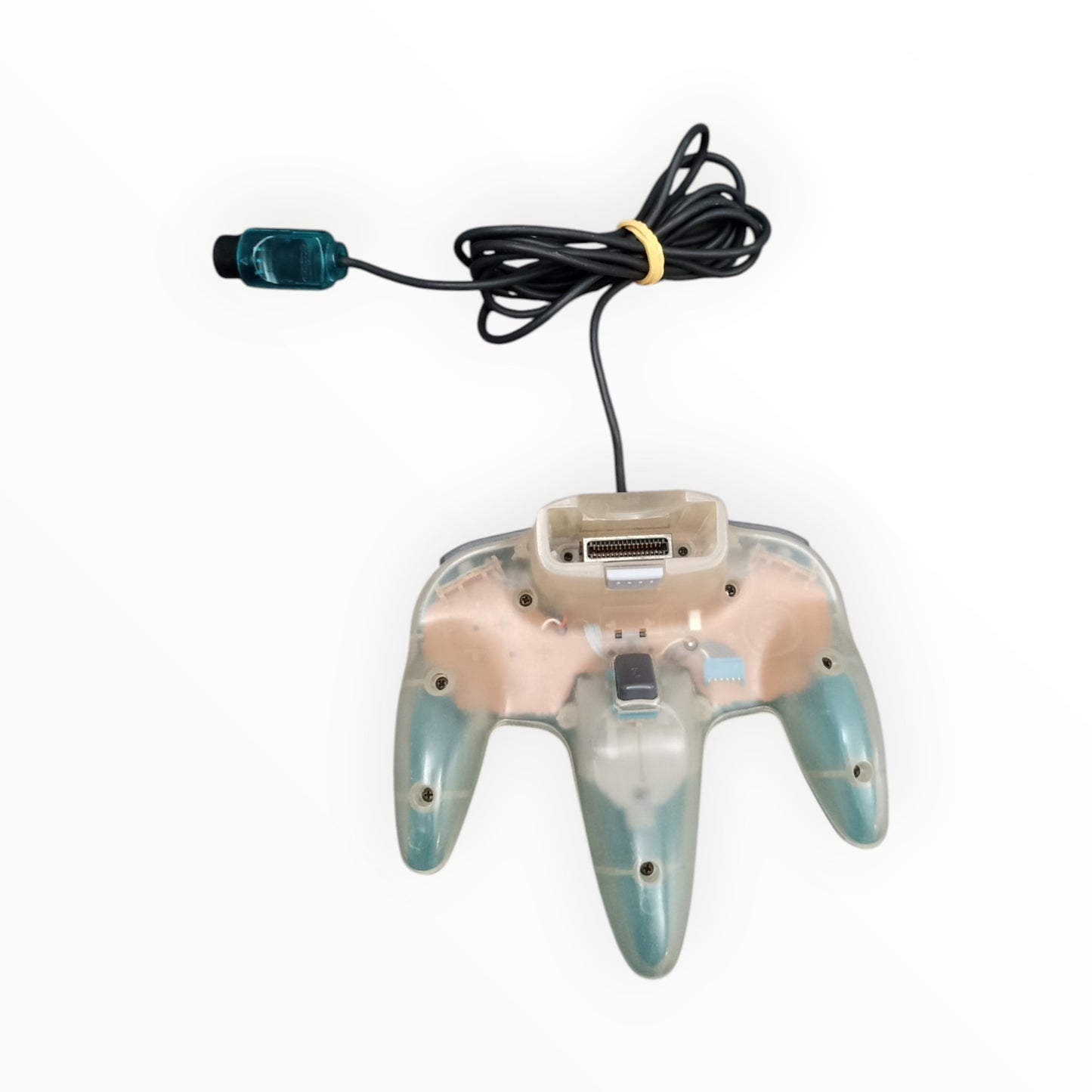 Manette Bleue Transparent Nintendo 64 (N64) avec arrière transparent