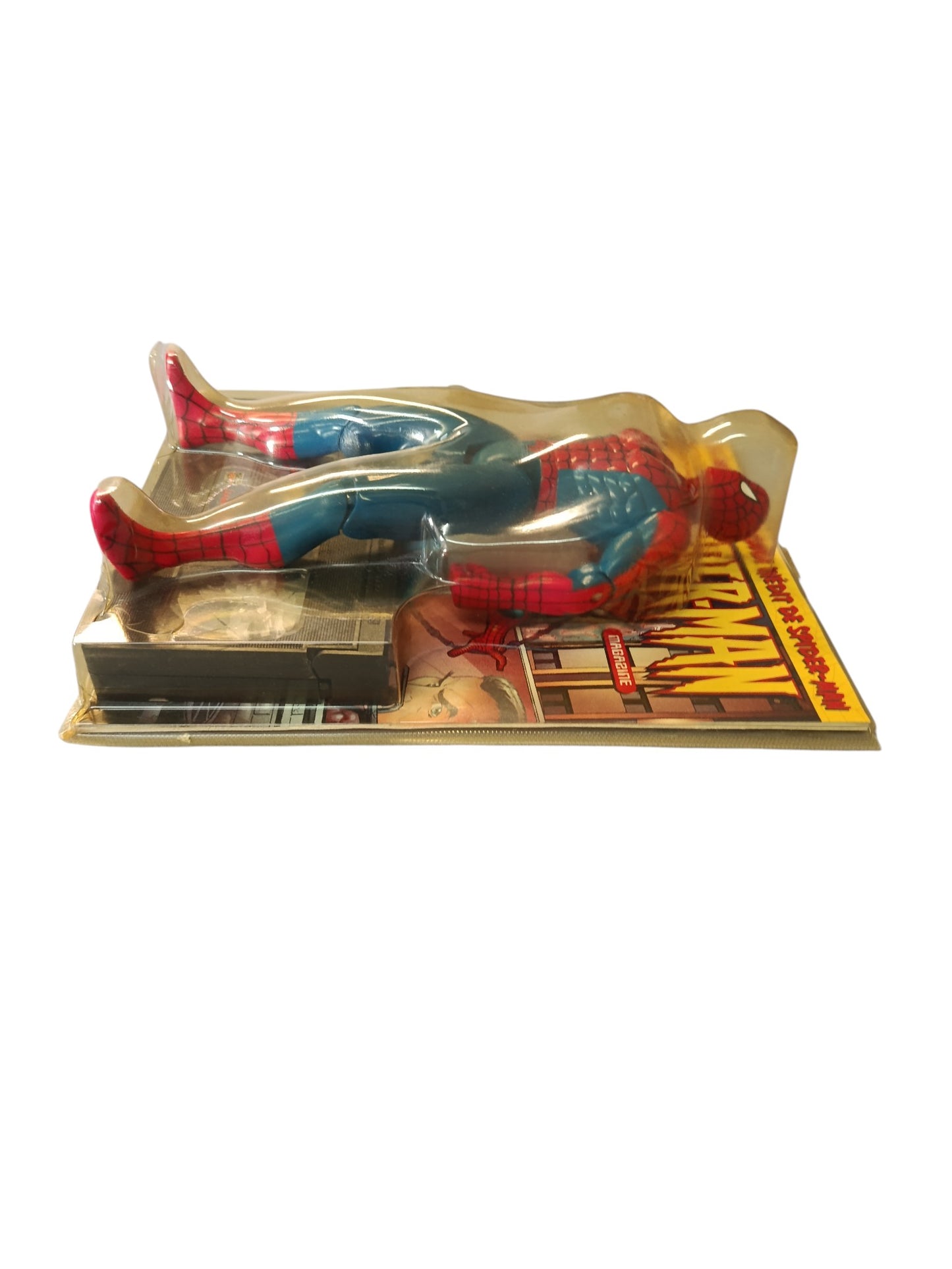 Figurine Spider-Man avec cassette VHS Marvel France en blister