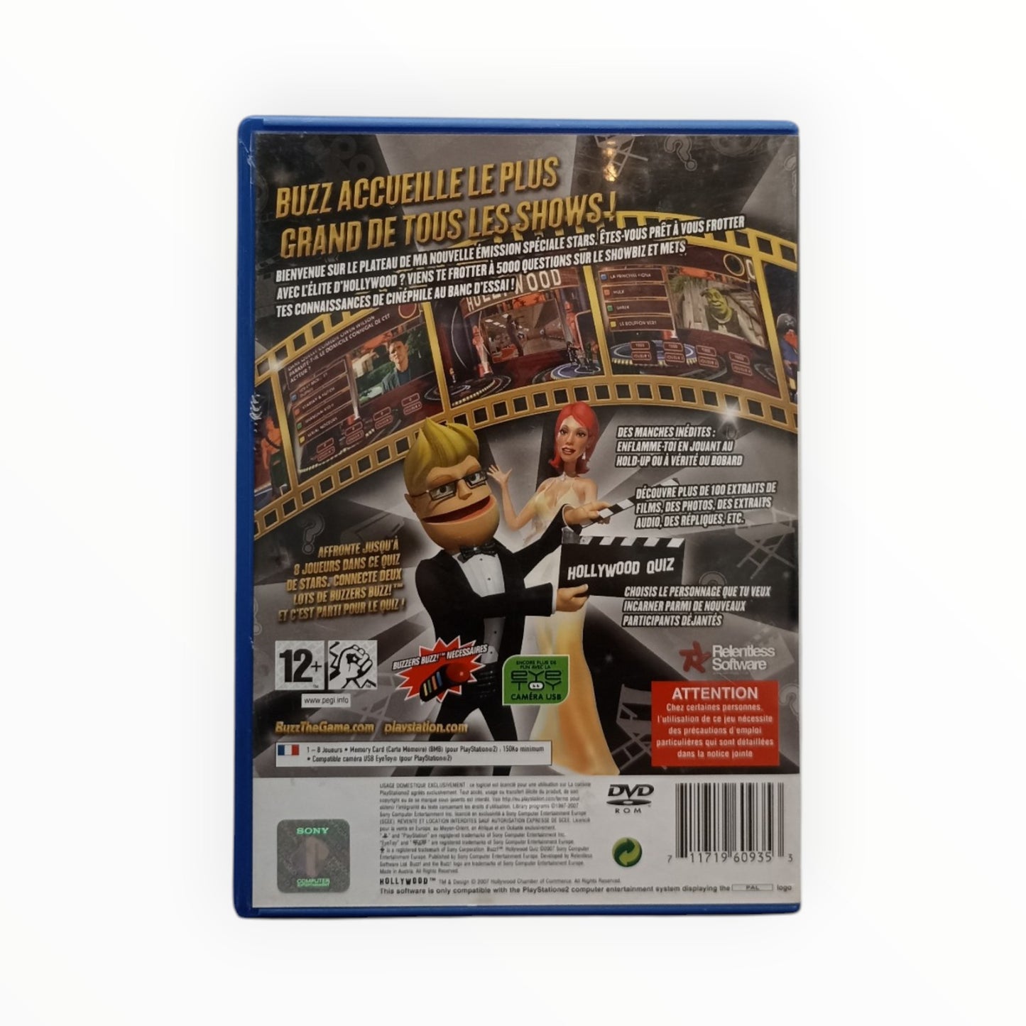 Buzz Holywood Quizz Playstation 2 (PS2)