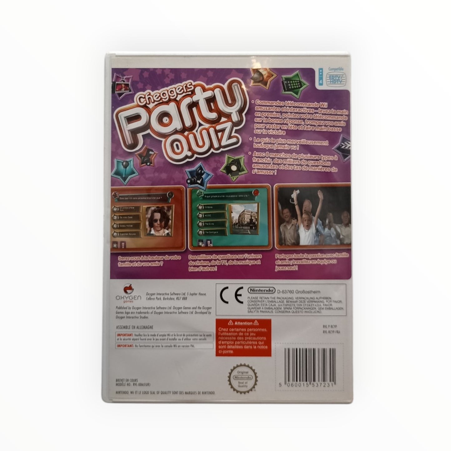 Cheggers Party Quiz Nintendo Wii Complet EUR
