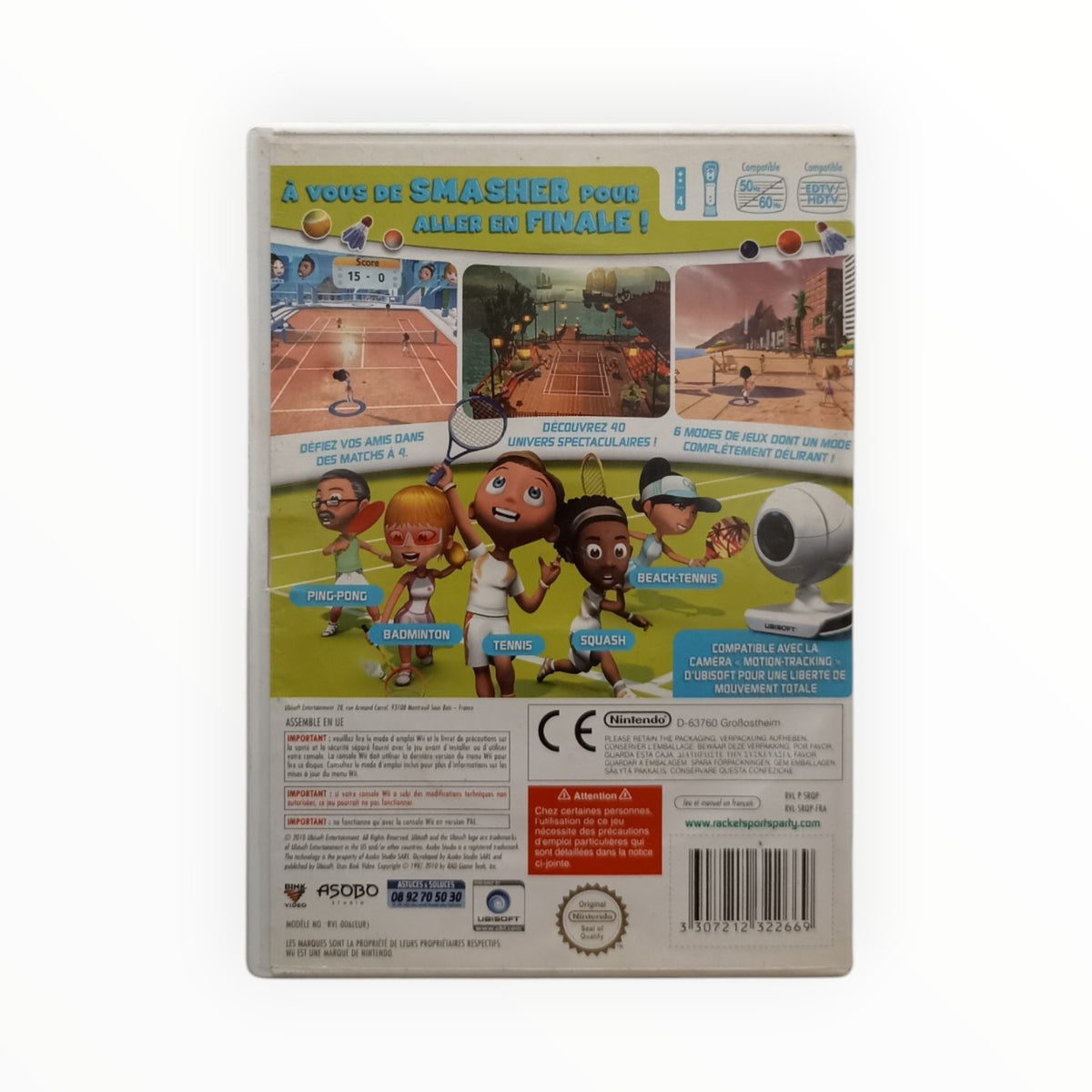 Racket Sports Party Nintendo Wii FRA