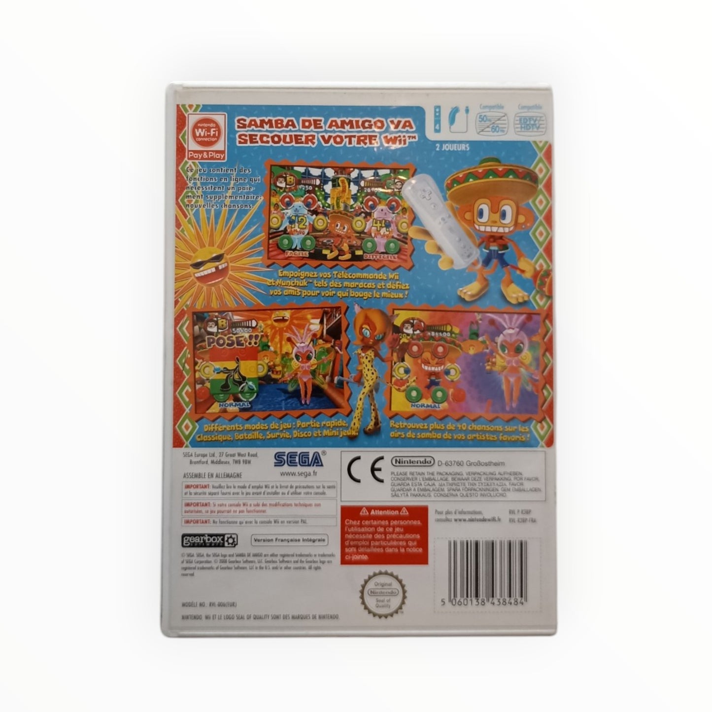 Samba de Amigo Nintendo Wii Complet PAL EUR