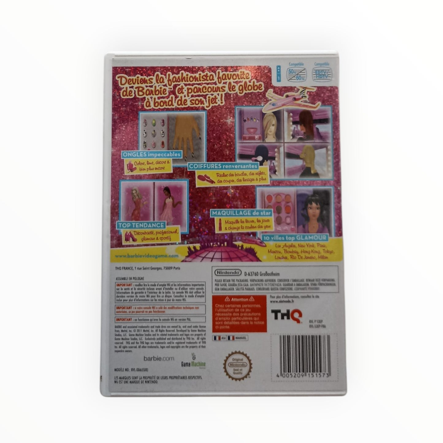 Barbie Star de la Mode complet FRA PAL Nintendo Wii