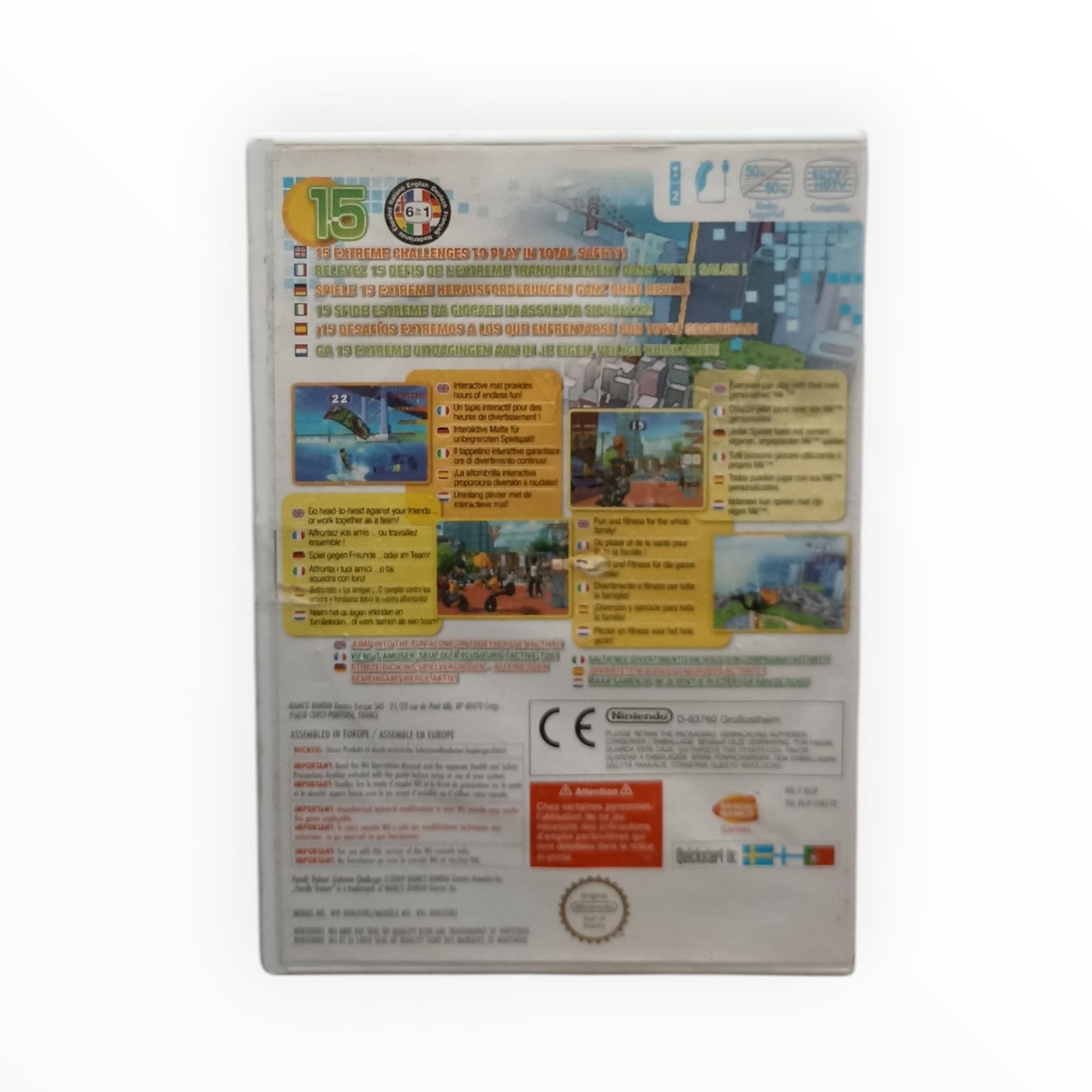 Family Trainer Extreme Challenge complet PAL EUR Nintendo Wii