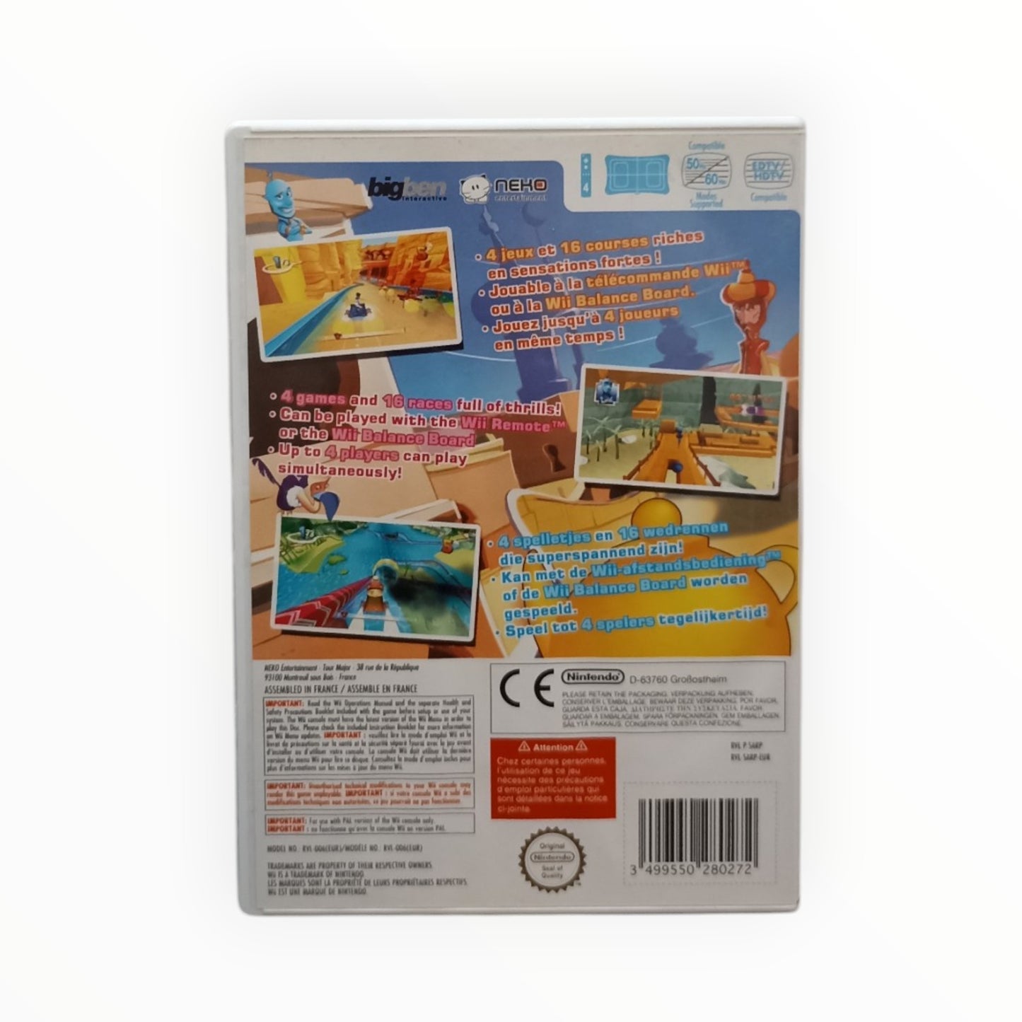 Aladin Magic Racer complet PAL EUR Nintendo Wii