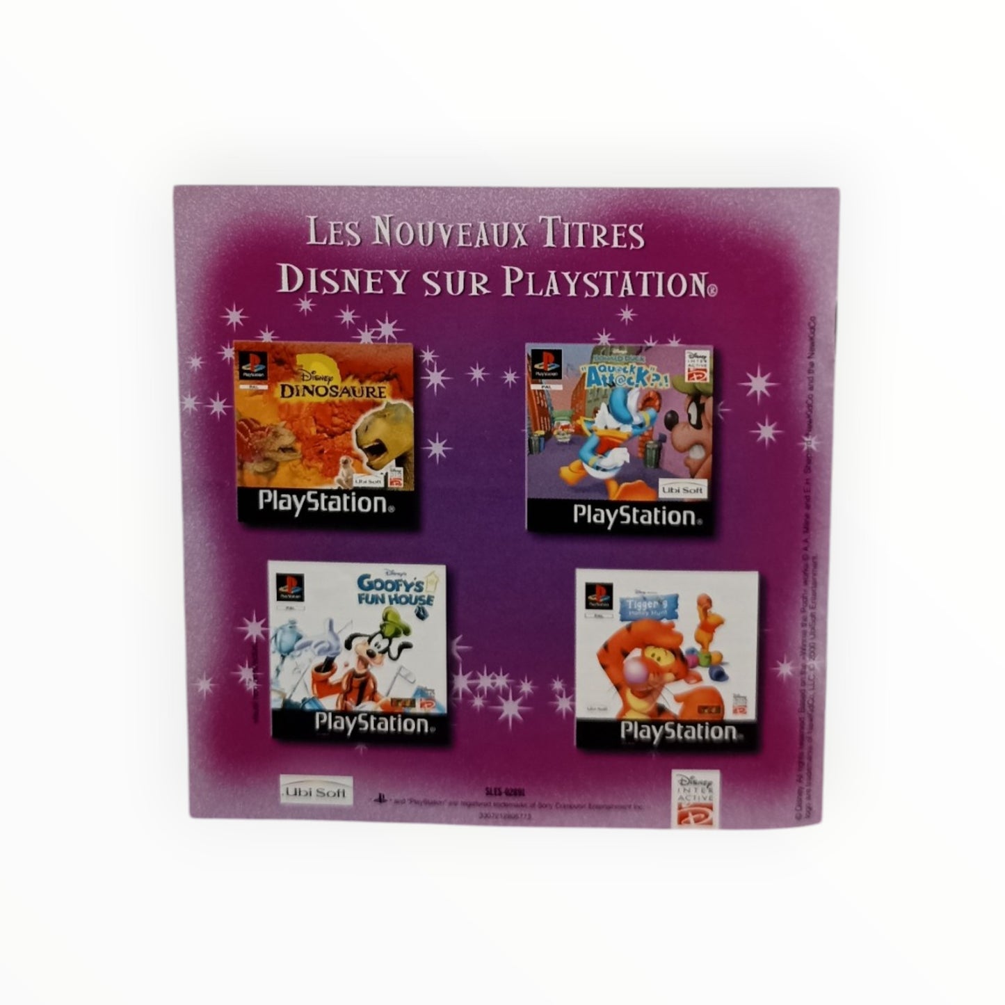 Notice Disney Dinosaure Playstation 1 (PS1) FRA