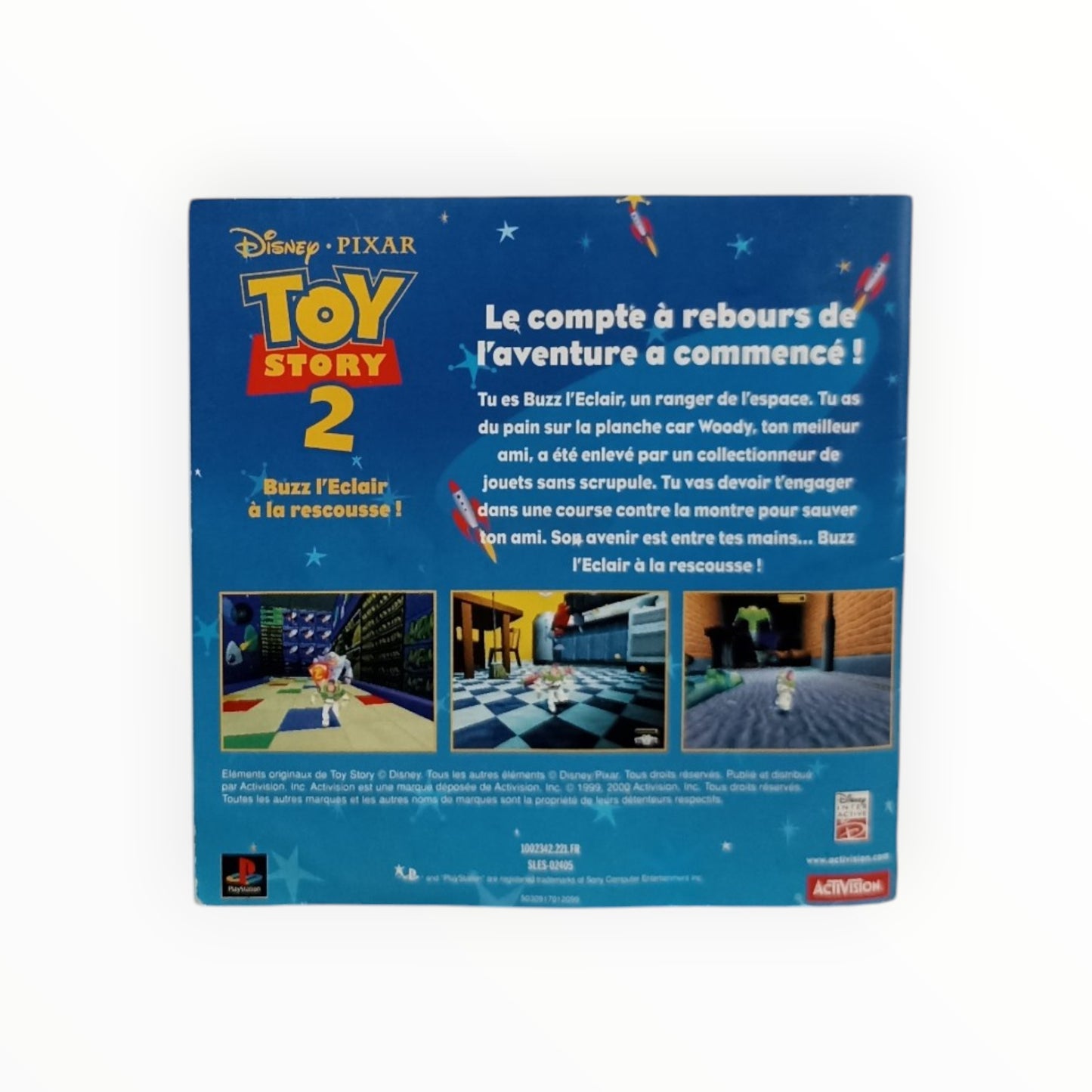 Notice Toy Story 2 Buzz l'Éclair à la rescousse Playstation 1 (PS1) PAL Version Platinum
