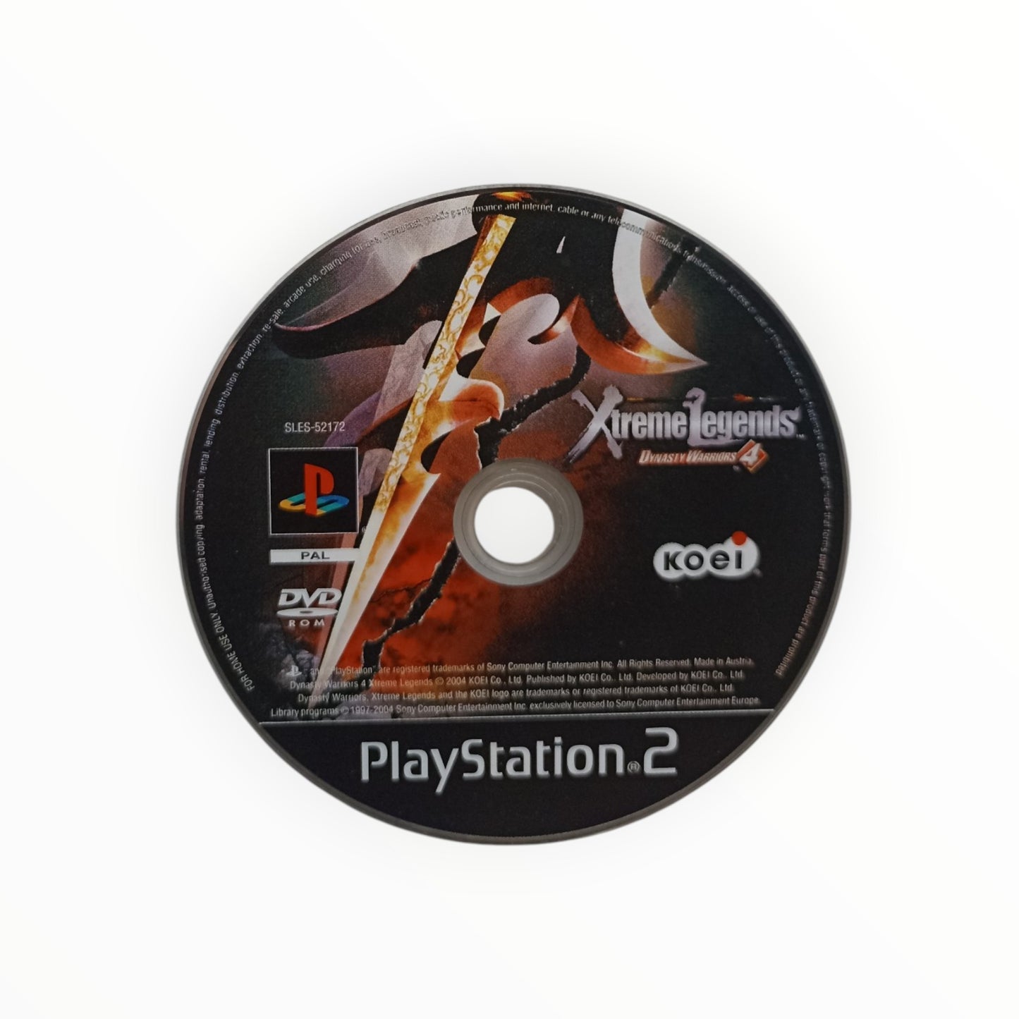 CD seul Dynasty Warriors 4 PlayStation 2 PS2 Version français