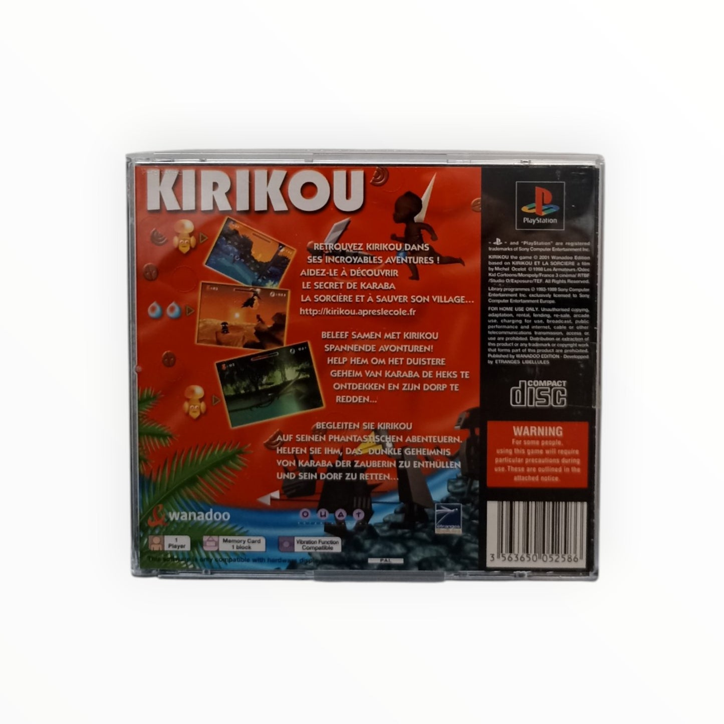 Kirikou PlayStation 1 (PS1) Complet PAL
