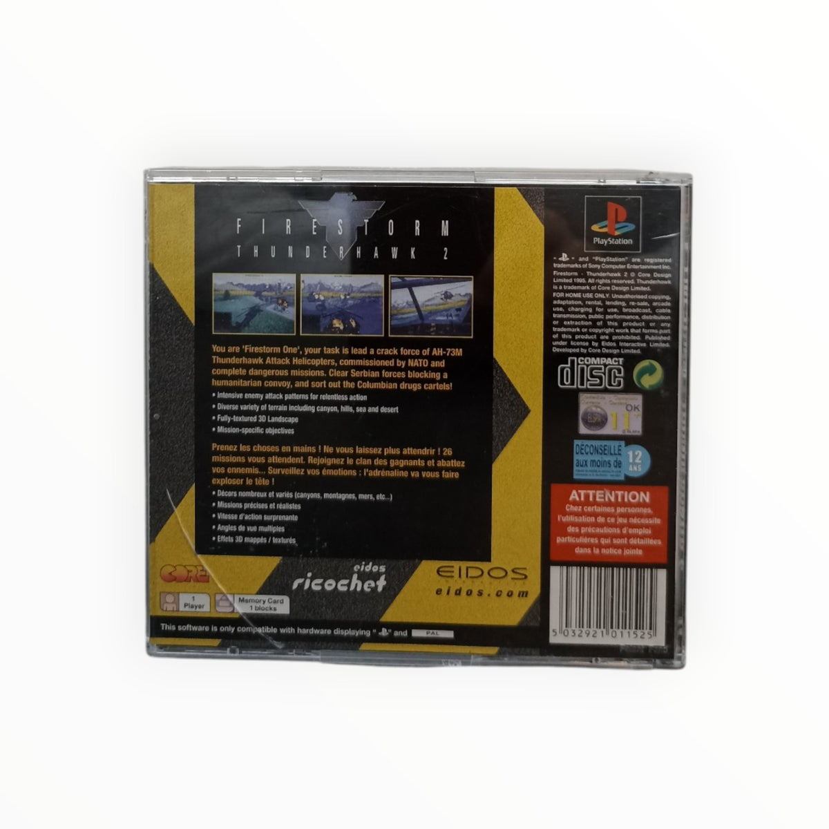 Firestorm Thunderhawk 2 PlayStation 1 (PS1) Value Series Complet PAL
