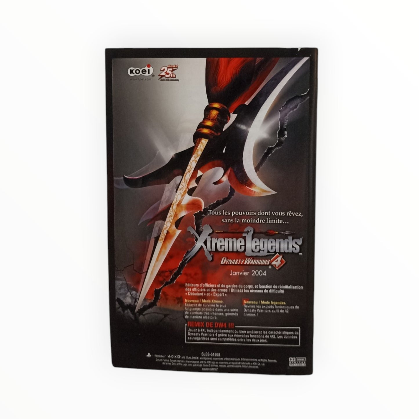 Notice Dynasty Tactics 2 playstation 2 (PS2)