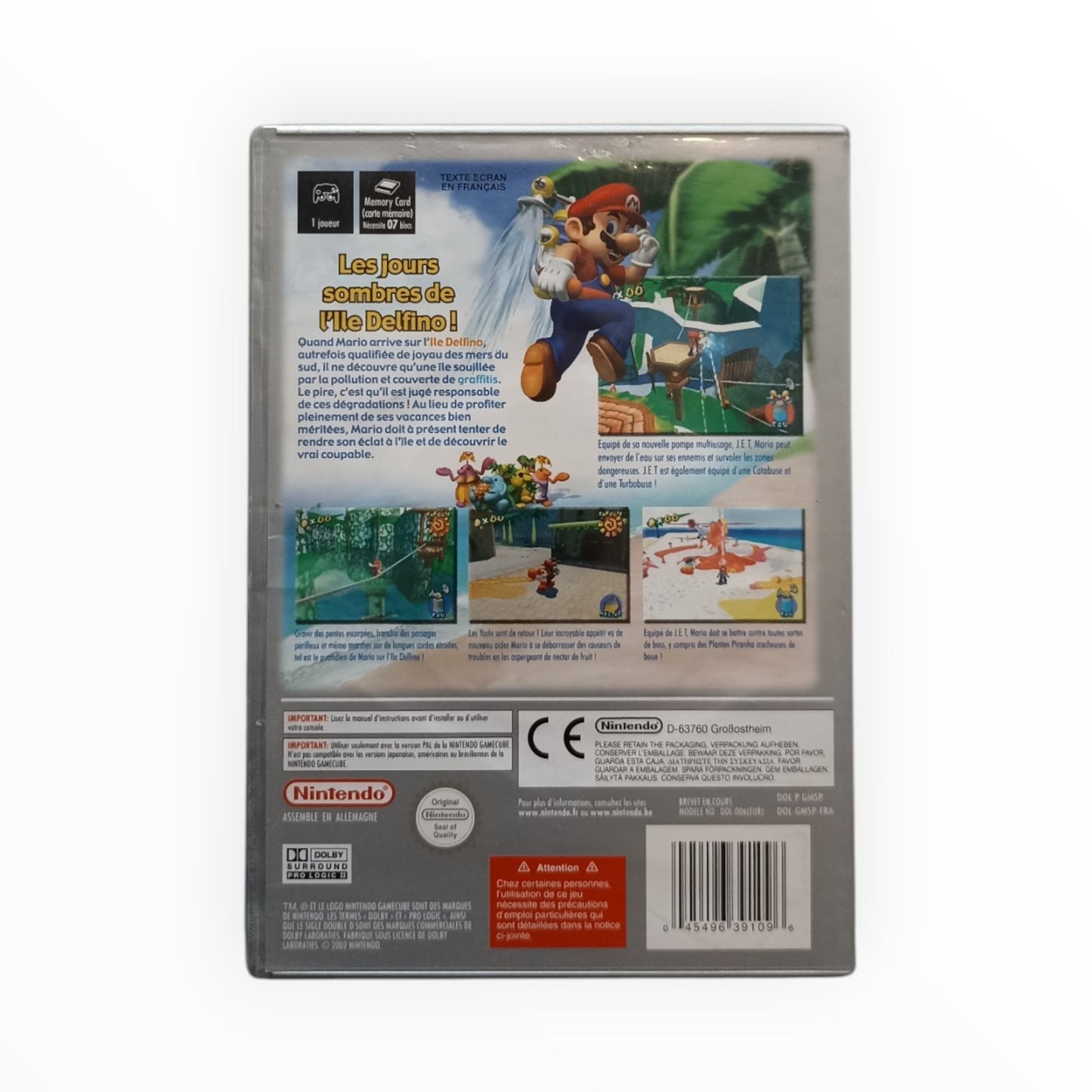 Boite seule Super Mario Sunshine Le Choix Des Joueurs (Nintendo GameCube) FRA
