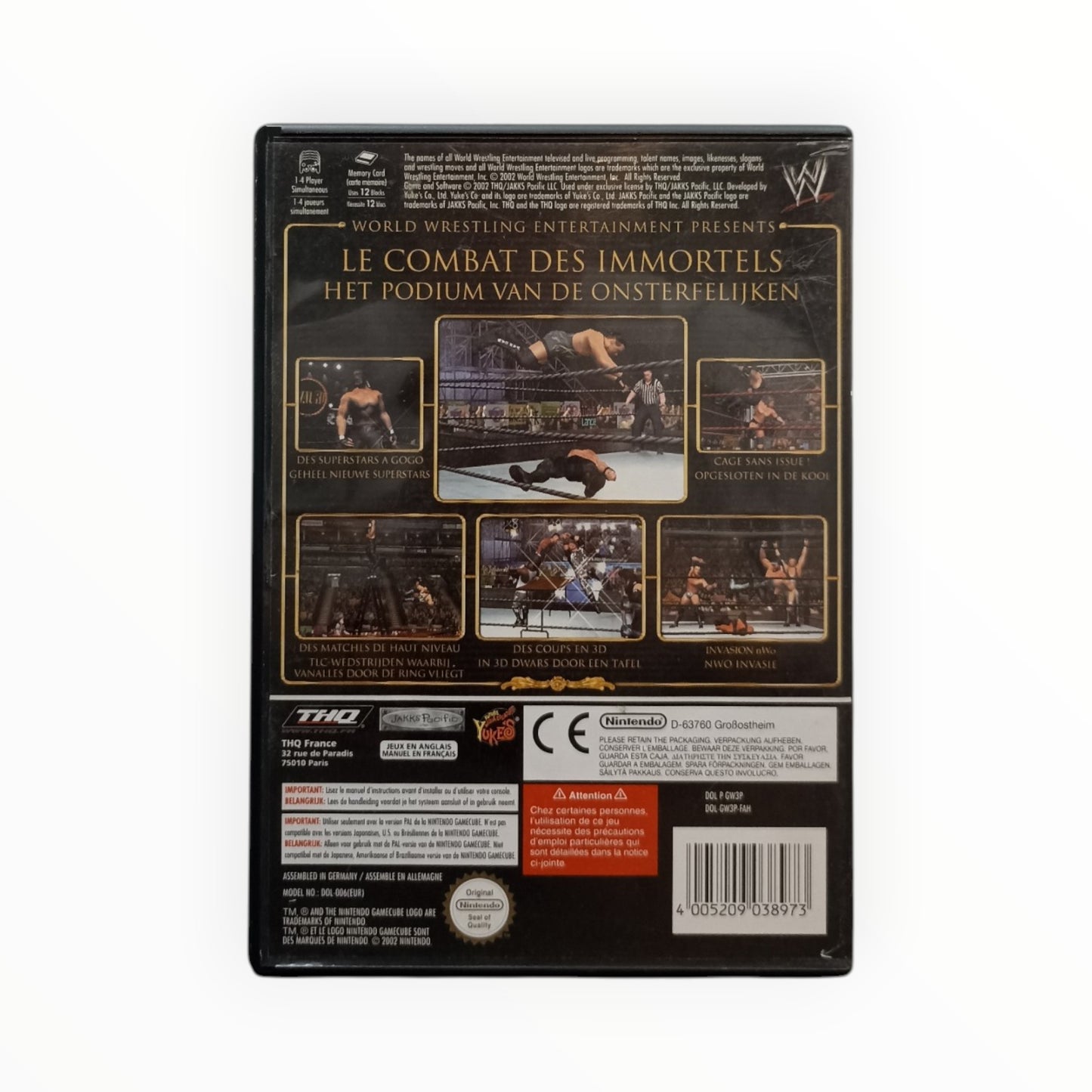 WWE WrestleMania X8 (Nintendo GameCube) PAL
