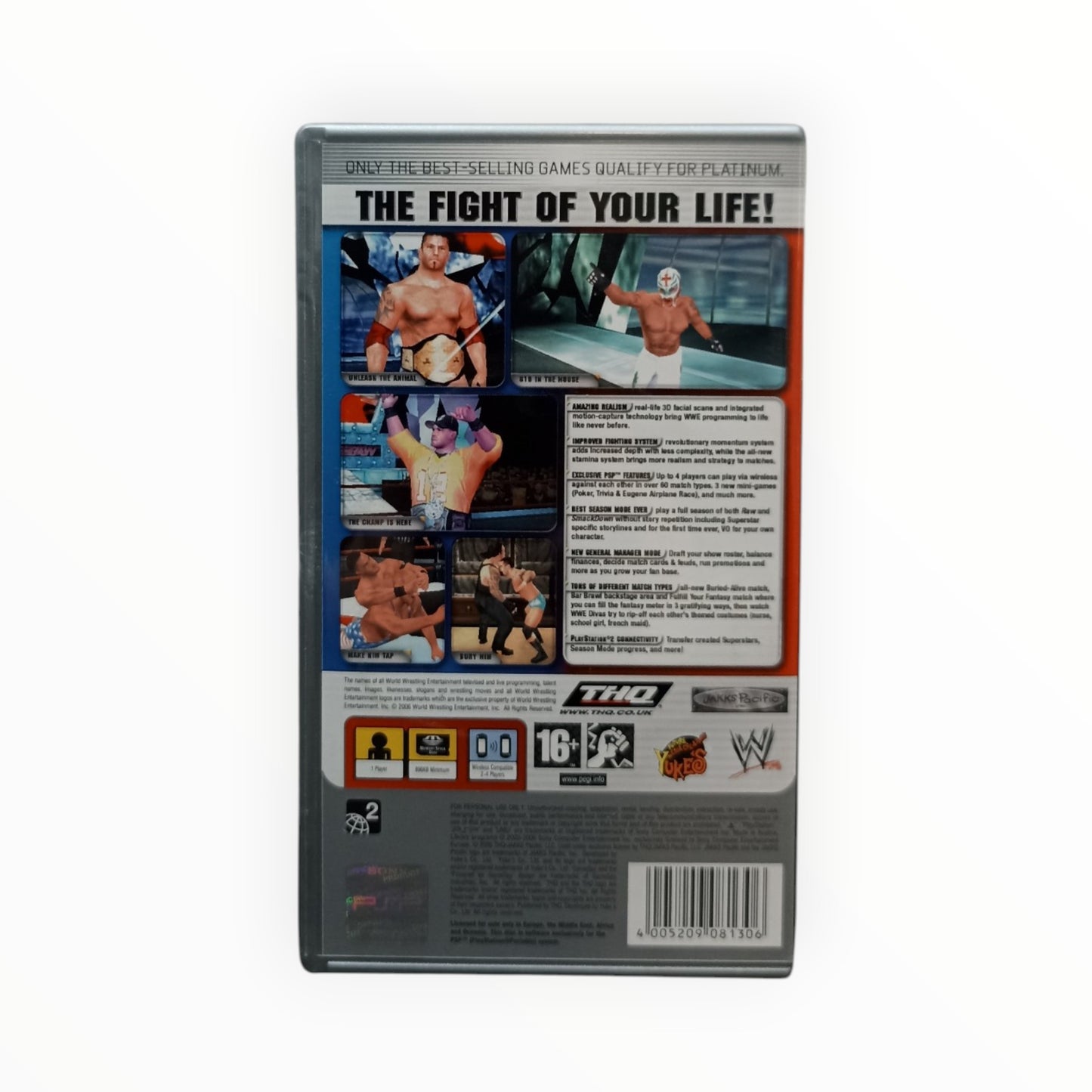 WWE SmackDown vs Raw 2006 Playstation Portable (PSP) Platinum complet