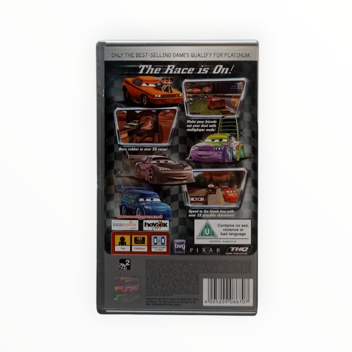 Cars Playstation Portable (PSP) Platinum complet Version UKV
