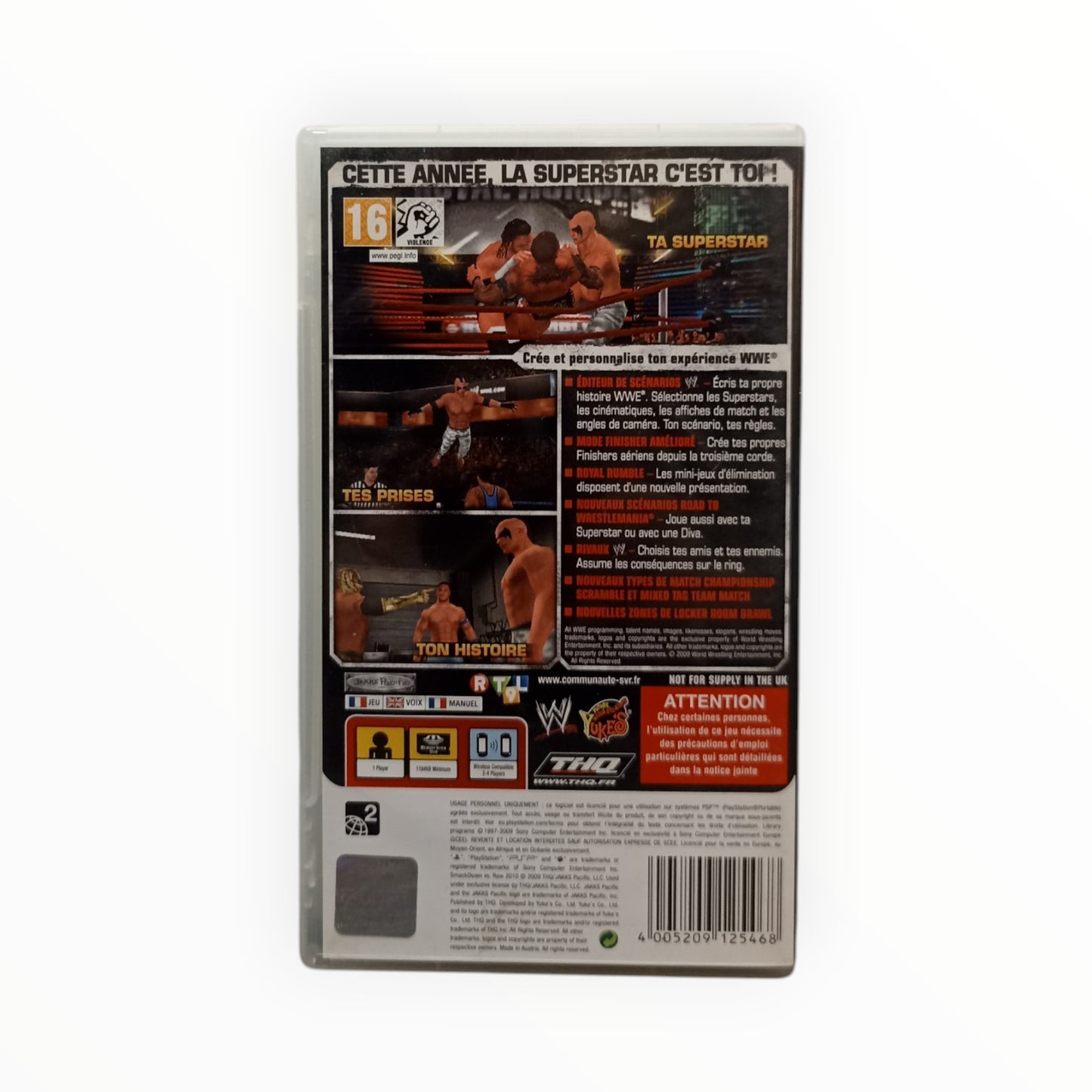 WWE SmackDown vs Raw 2010 Playstation Portable (PSP)