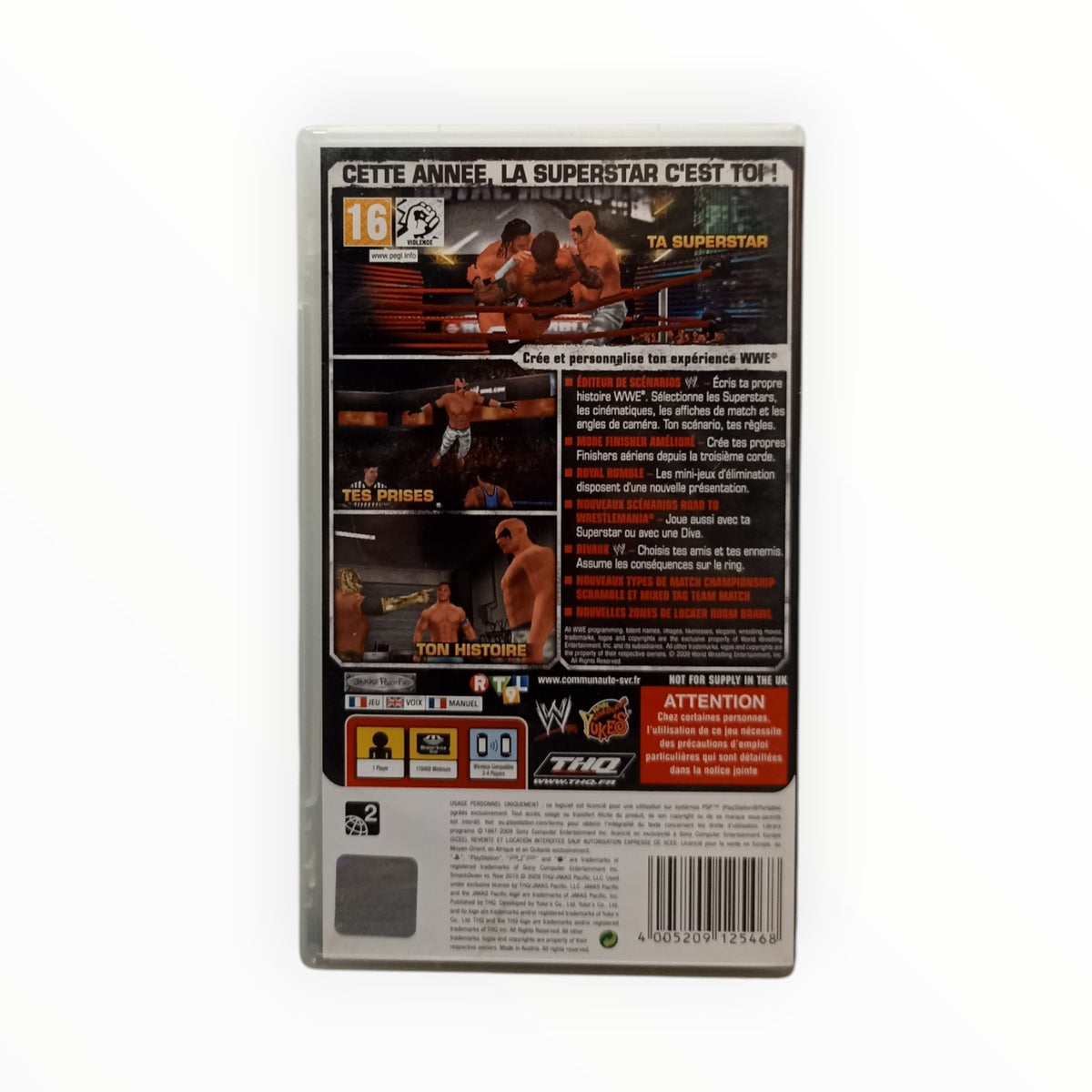 WWE SmackDown vs Raw 2010 Playstation Portable (PSP)