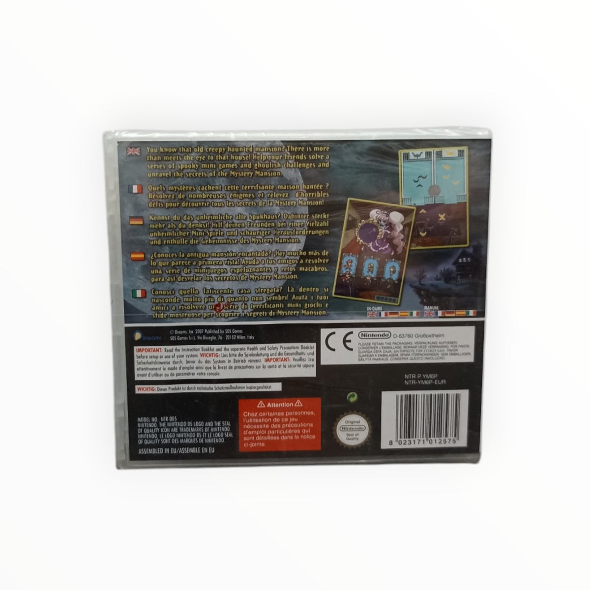 Mystery Mansion Nintendo DS Neuf Sous Blister (FR)