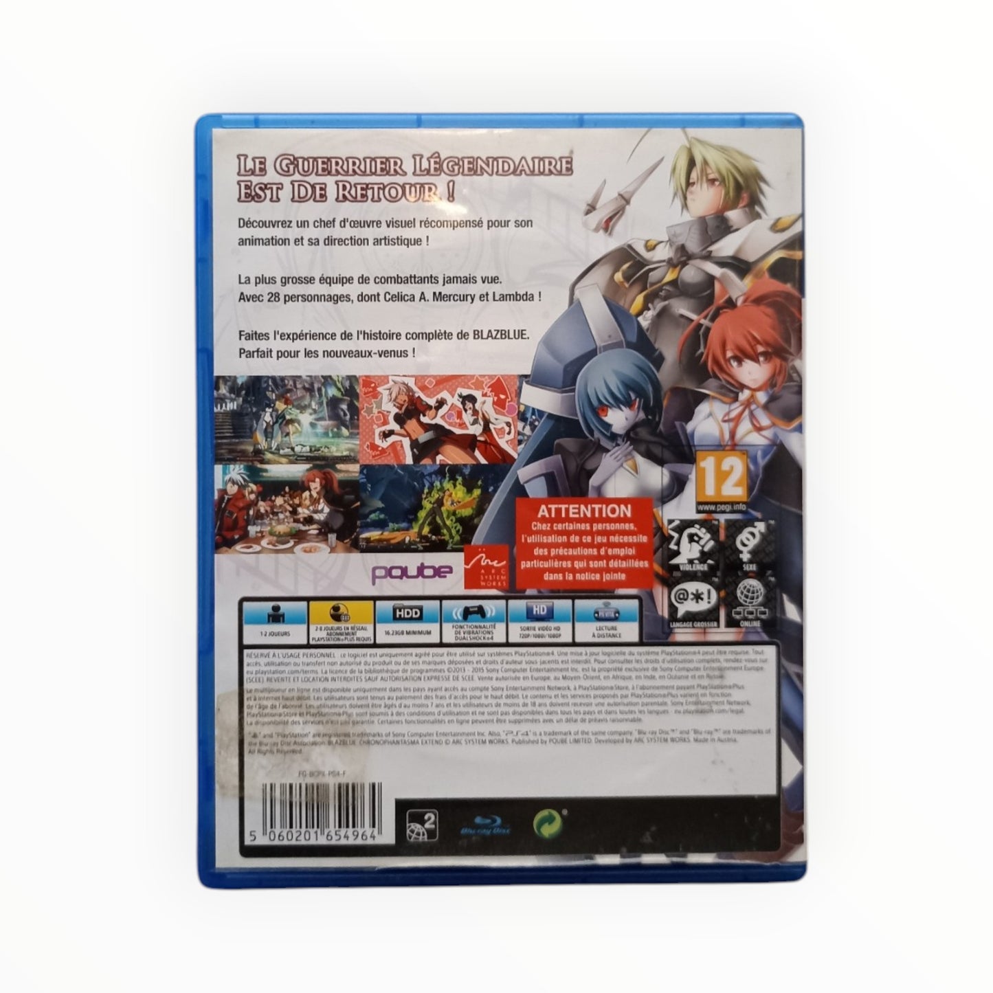 Blazblue Chronophantasma PlayStation 4 (PS4)