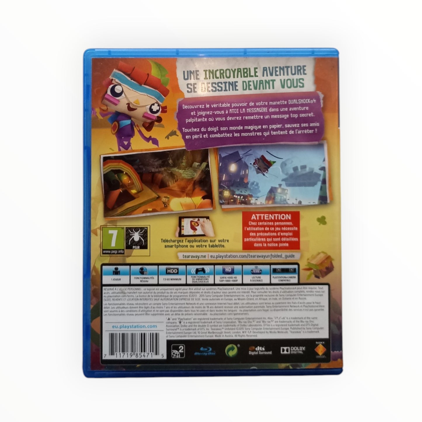 Tearaway PlayStation 4 (PS4)