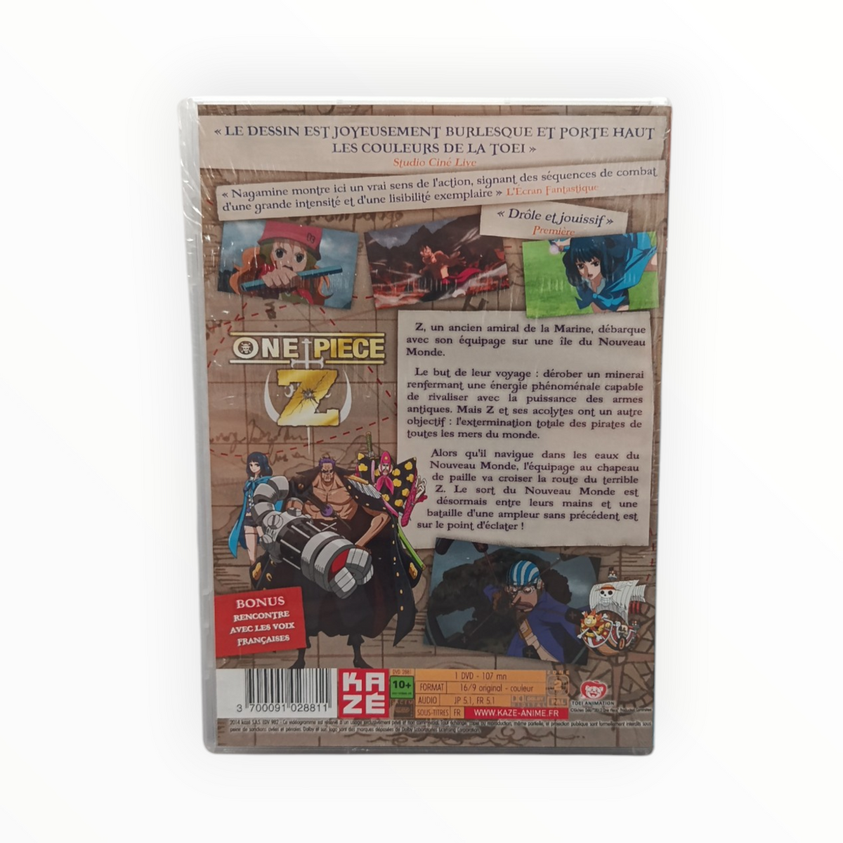 One Piece Z Film 11 DVD Classic Neuf Blister FR