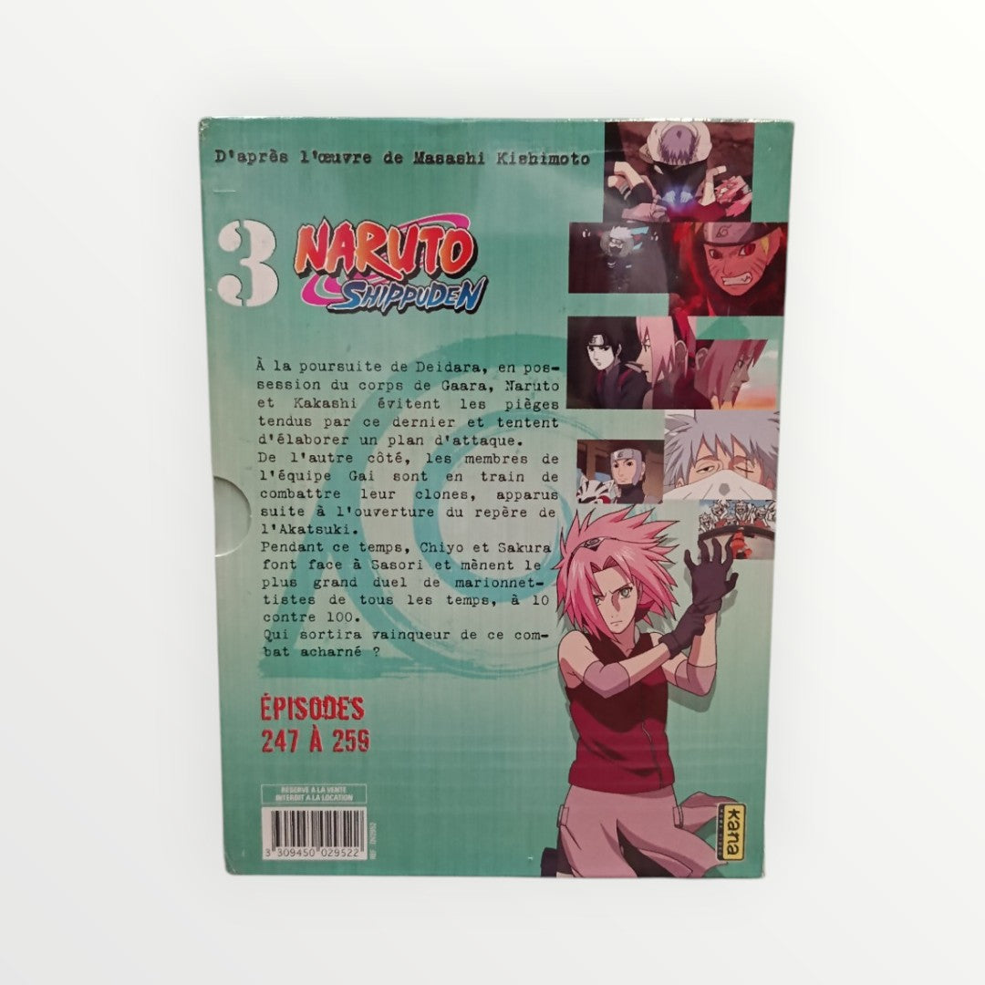 Naruto Shippuden Volume 3 DVD Collector Neuf FRA