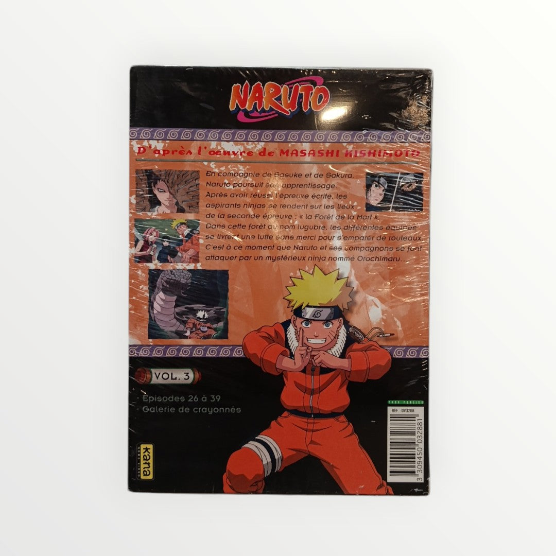 Naruto Volume 3 DVD Collector Neuf FRA