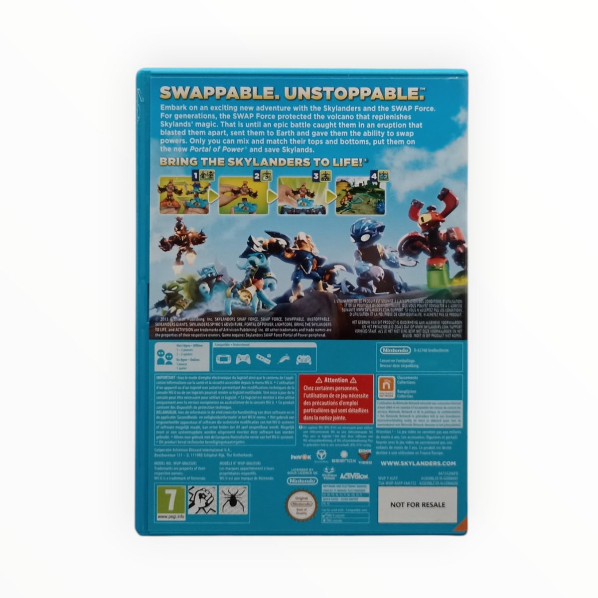 Coffret Skylanders Swap Force Nintendo Wii U
