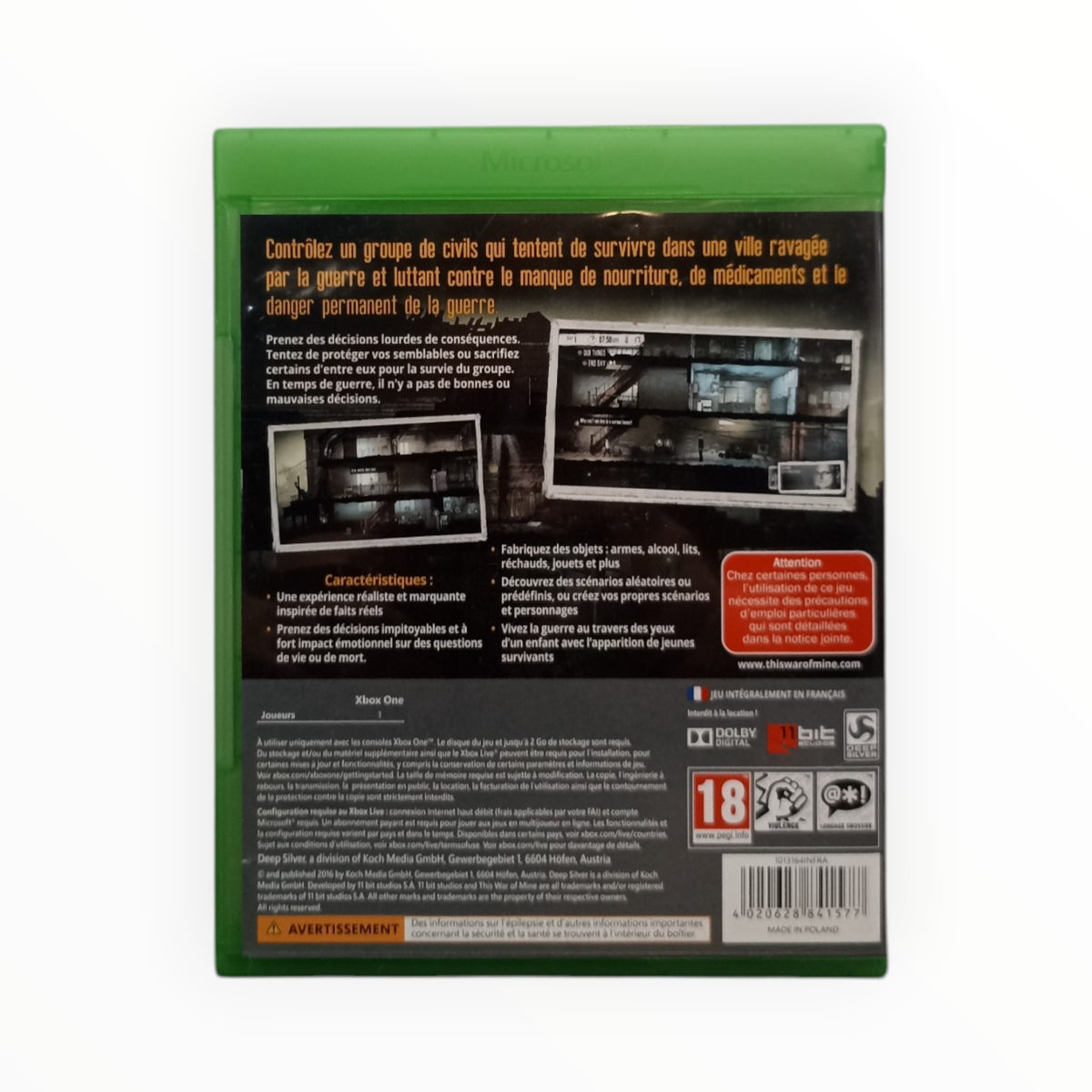 The War Of Mine The Little Ones Xbox One