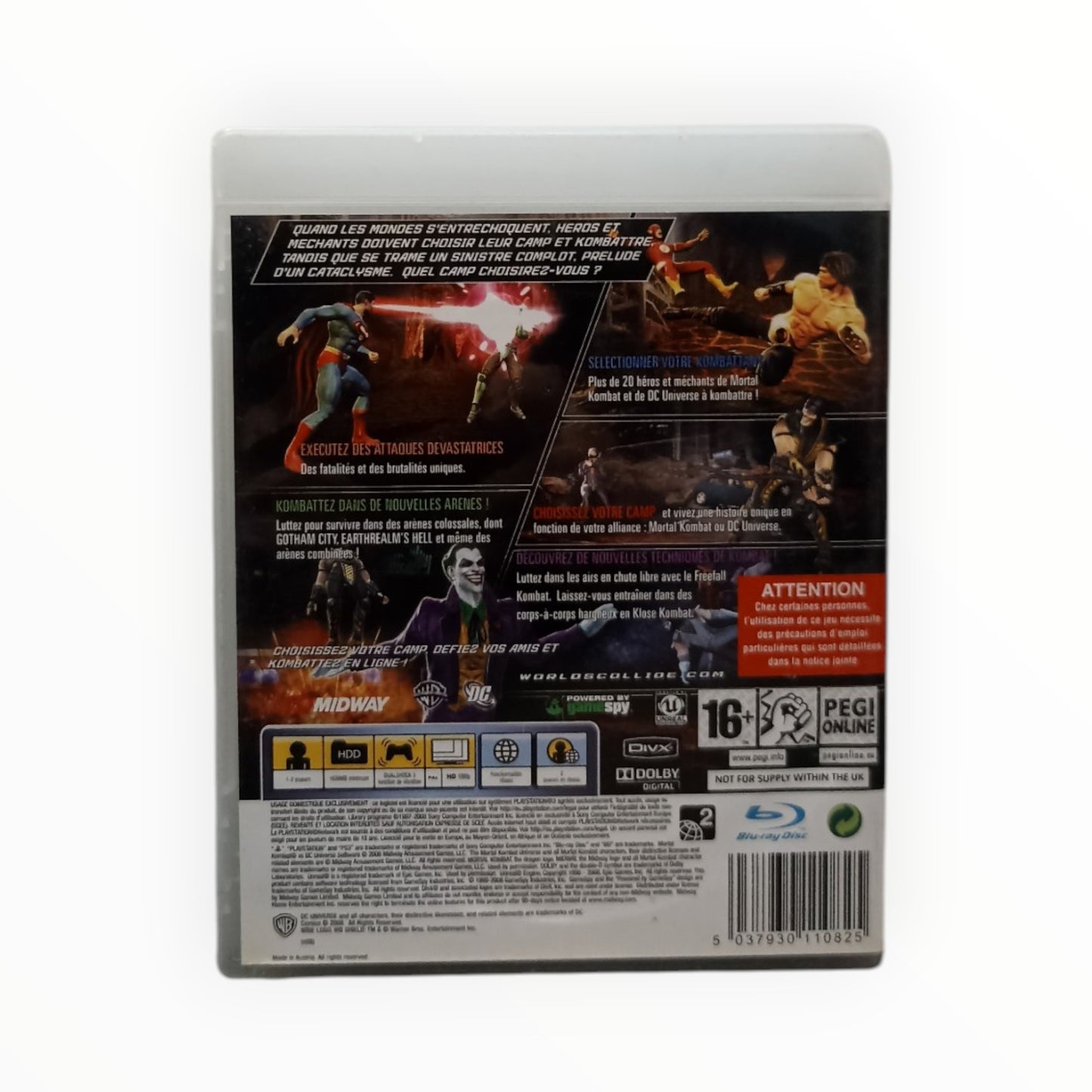 Mortal Kombat VS DC Universe Playstation 3 (PS3)