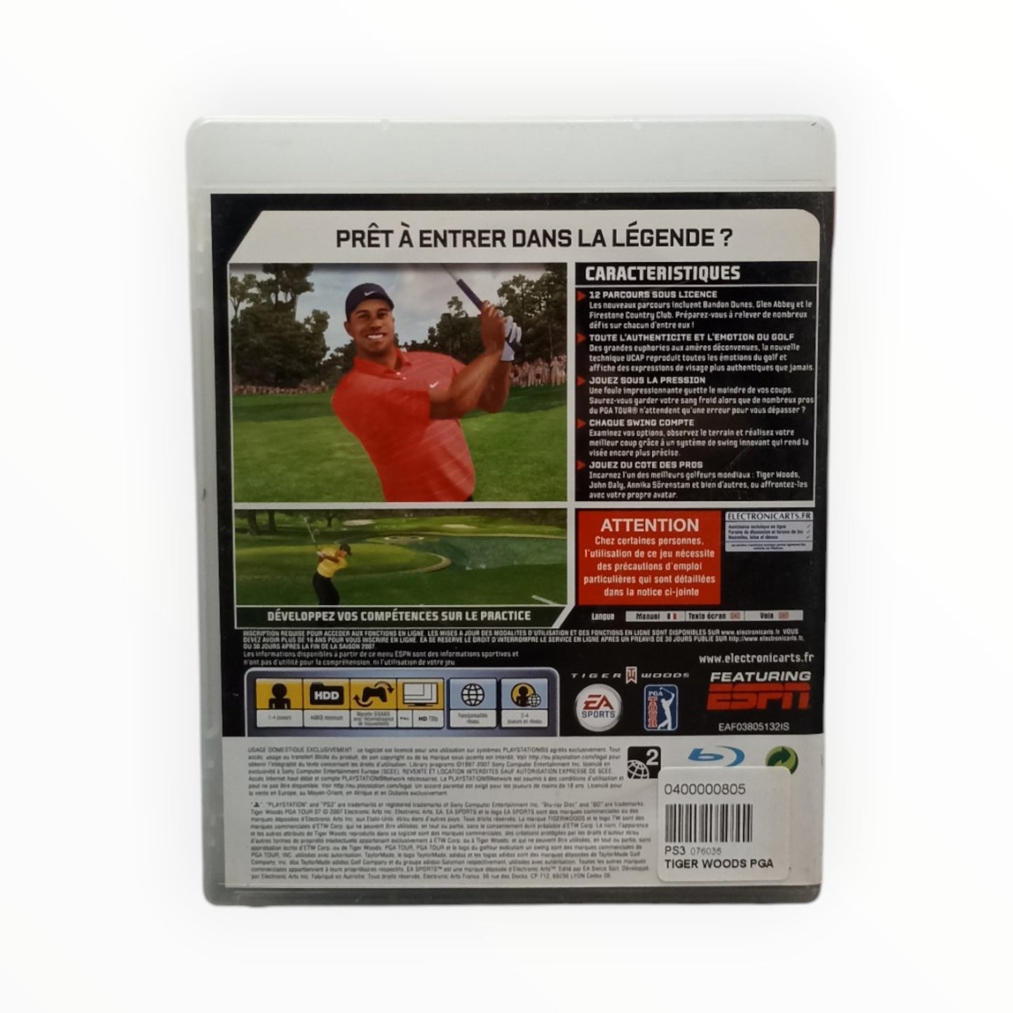 Tiger Woods PGA Tour 07 Playstation 3 (PS3)