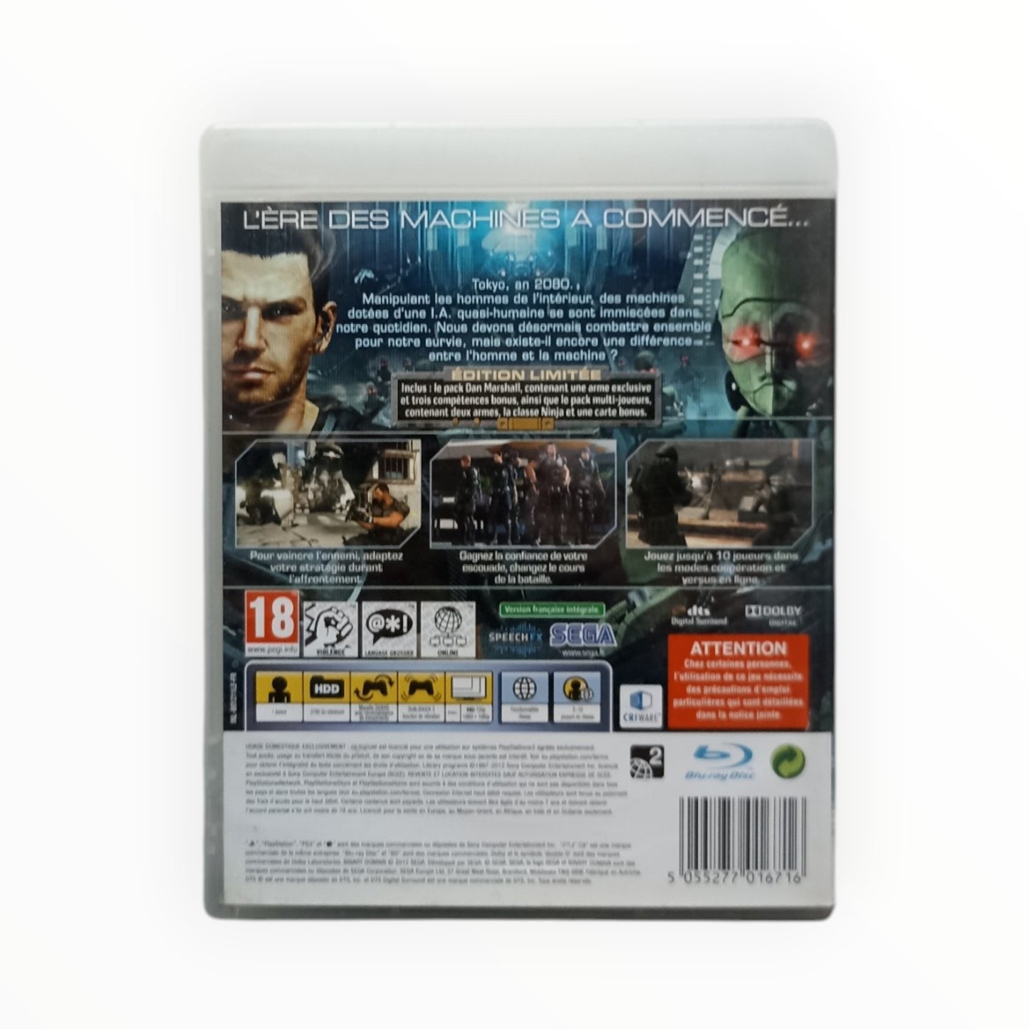 Binary Domain Playstation 3 (PS3)