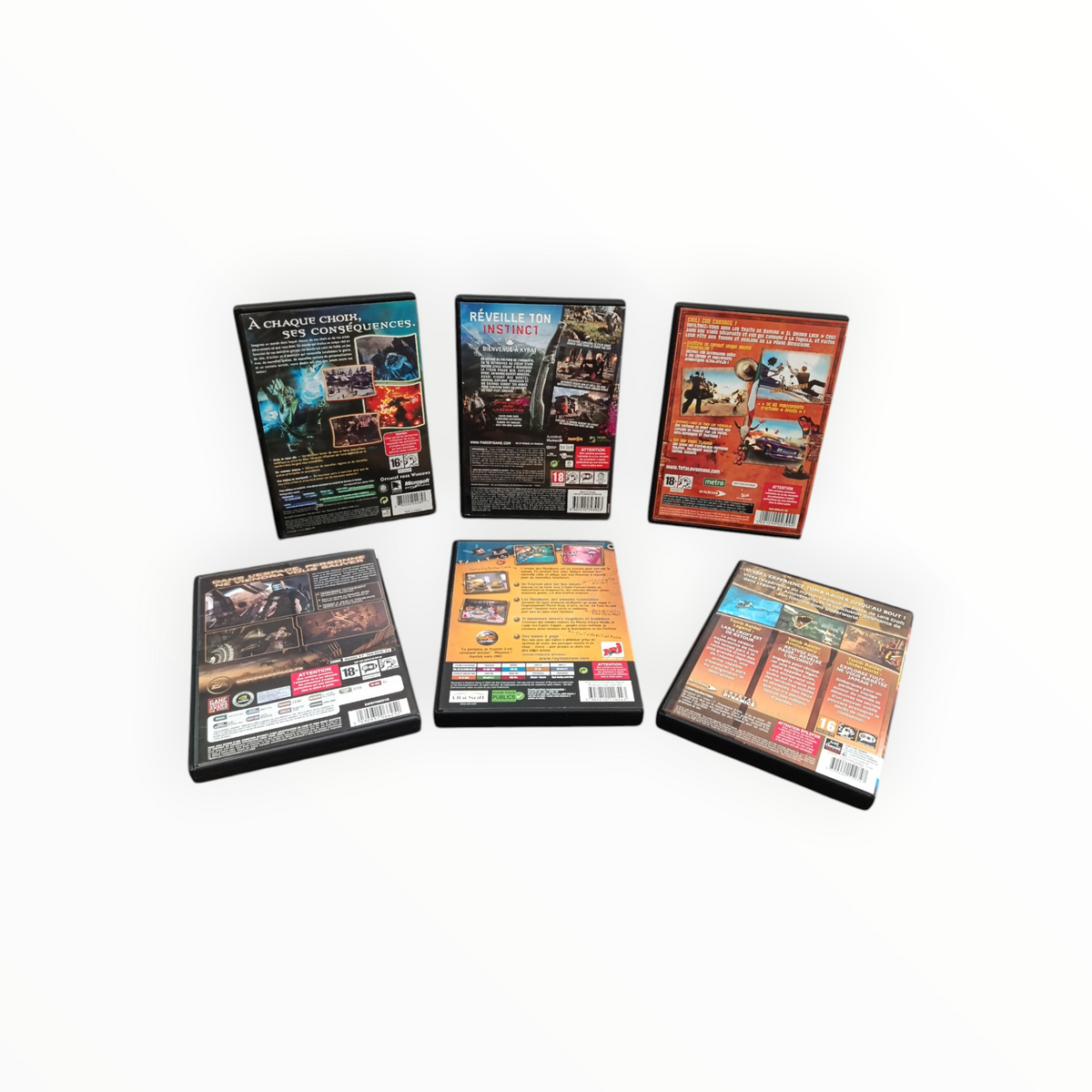 Lot de 6 Jeux PC