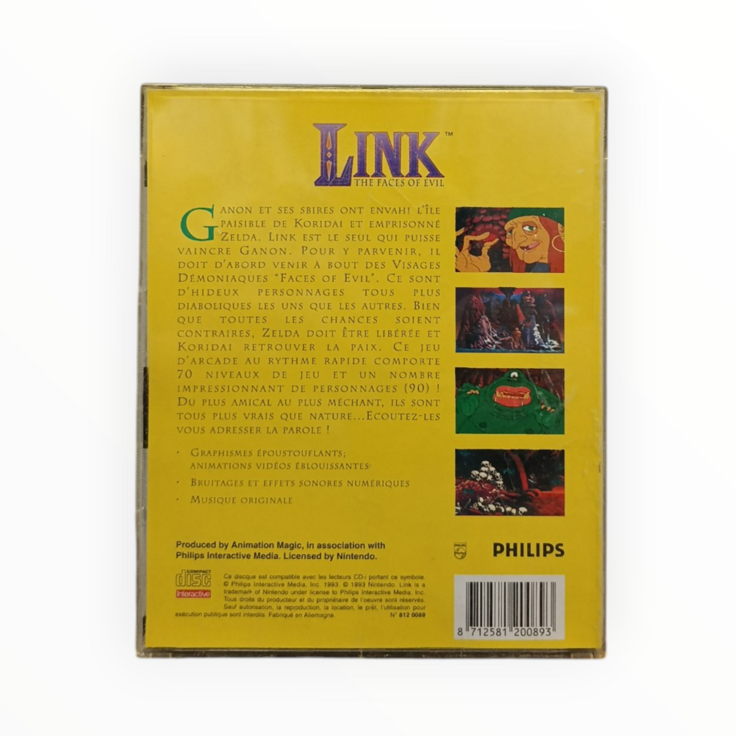 Link The Faces Of Evil CD-I philips
