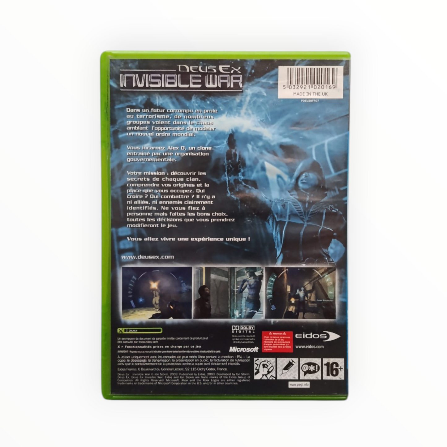 Deux Ex Invisible Ex Xbox