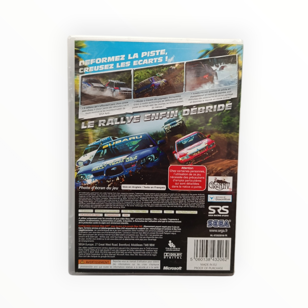 Sega Rally Xbox 360