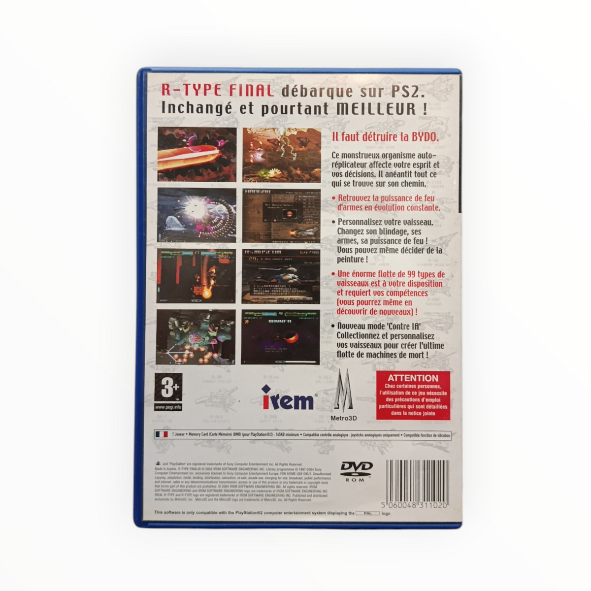R Type Final Playstation 2 (PS2)