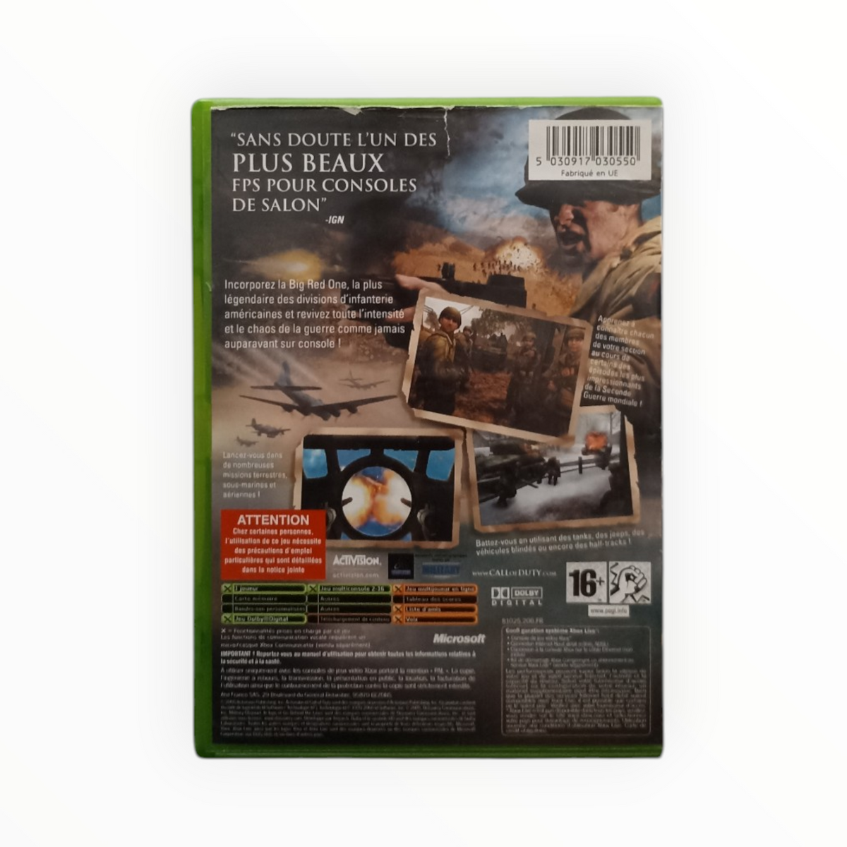 Call Of Duty Big Red One 2 Xbox Classics