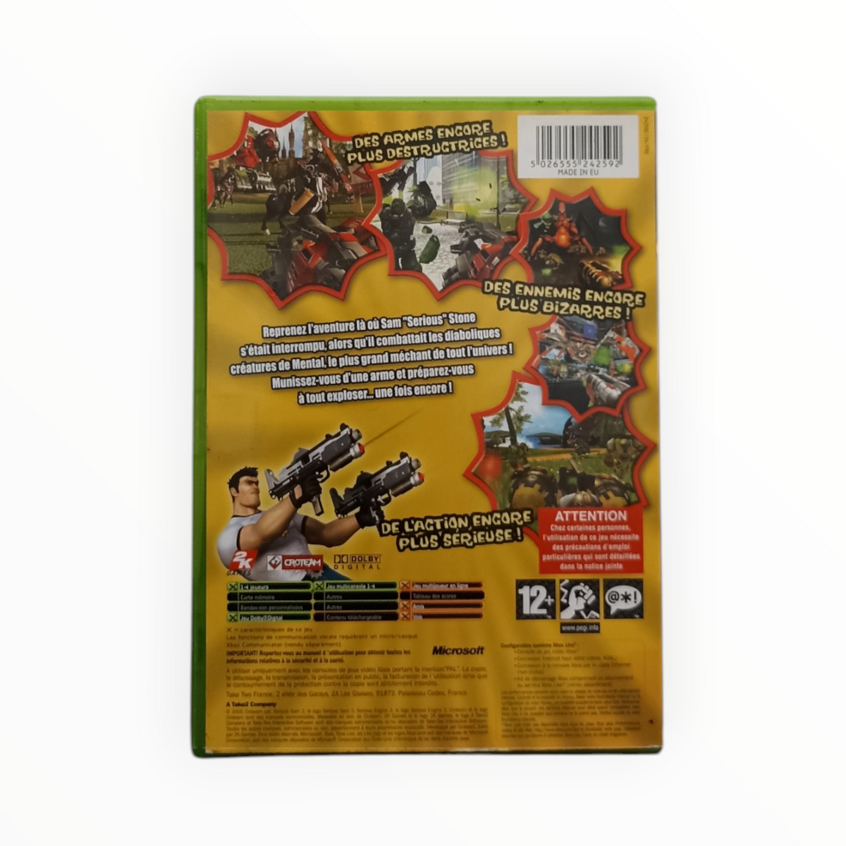 Serious Sam II Xbox FR Complet