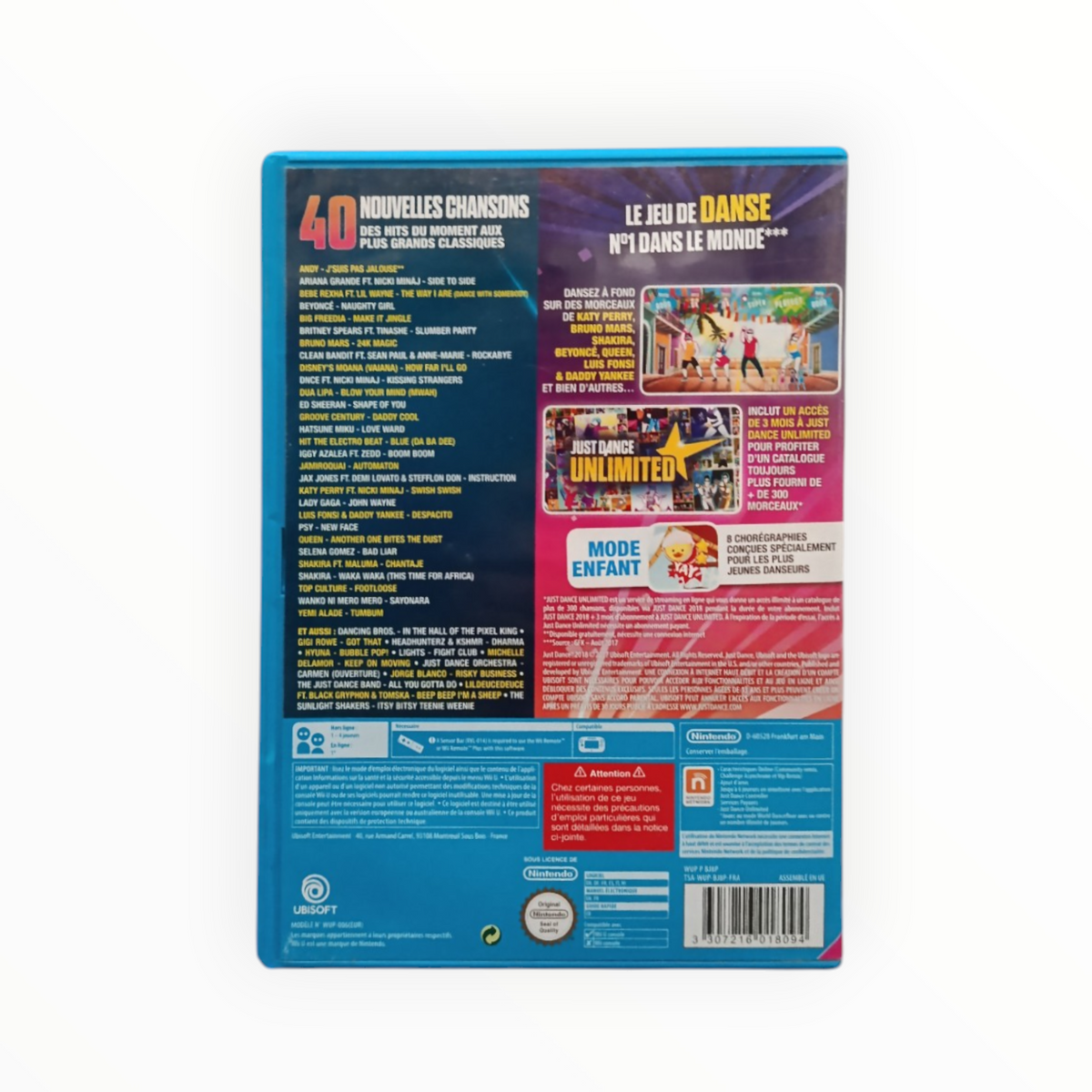 Just Dance 2018 Wii U Complet Version FRA