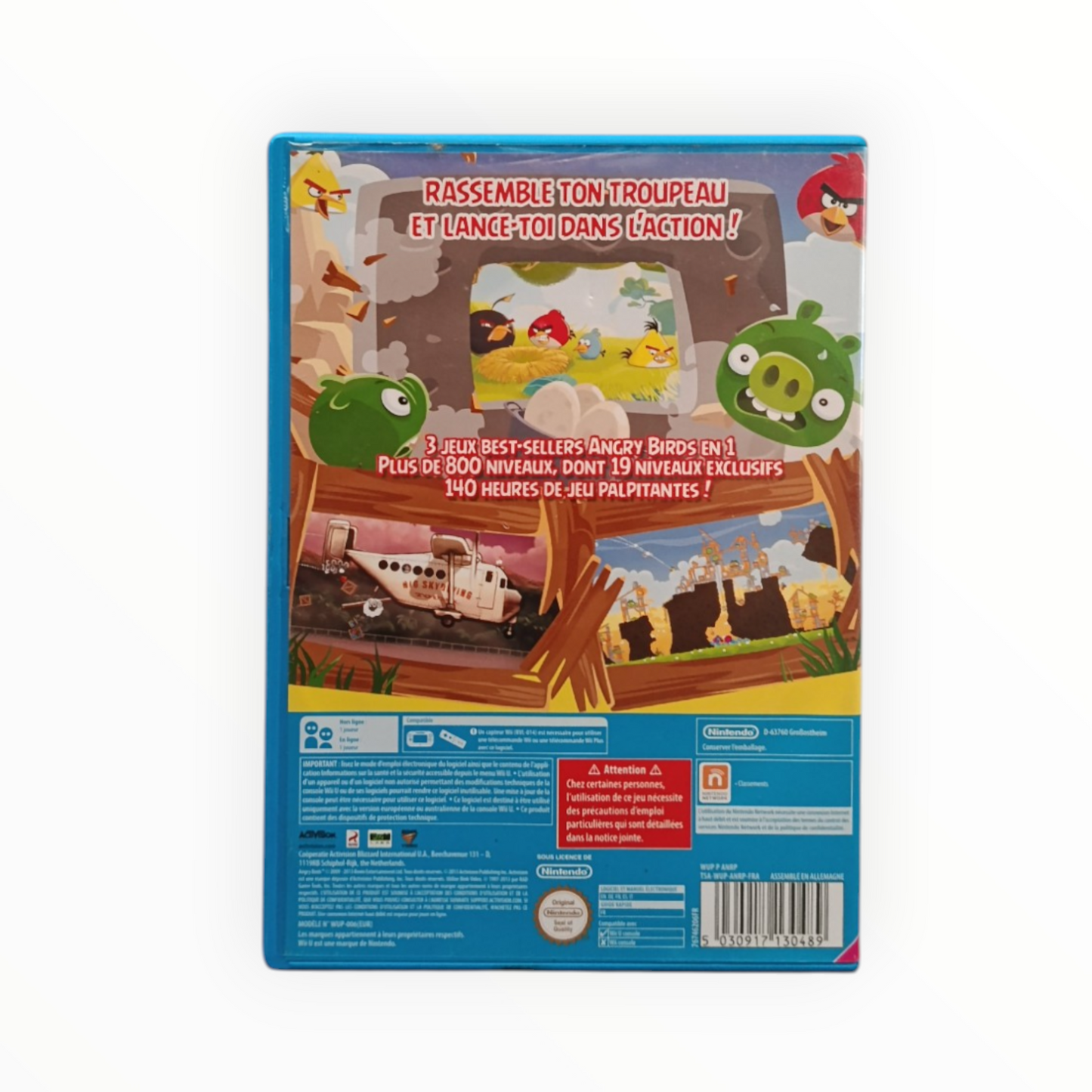 Angry Birds Trilogy Wii U Complet Version FRA