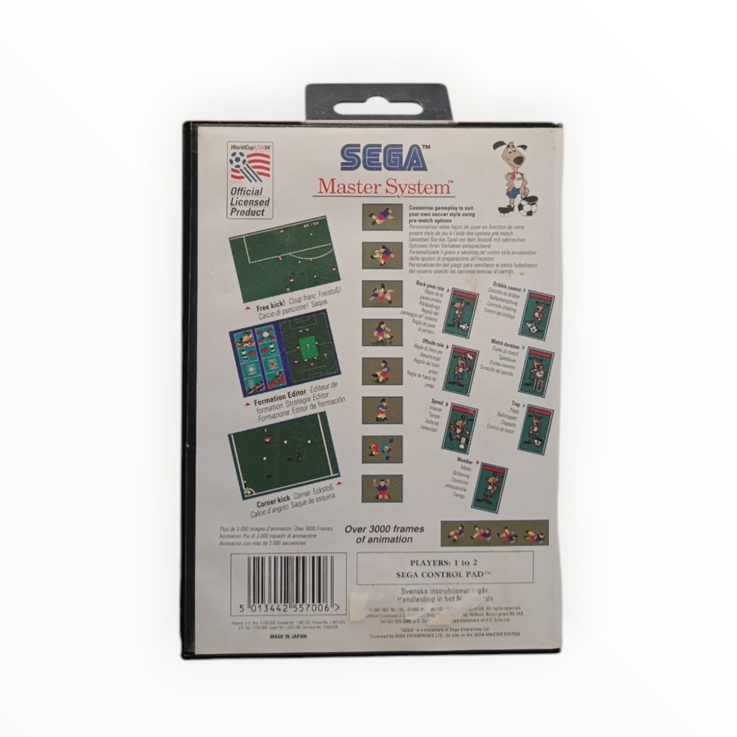 WorldCup USA 94 Sega Master System FR