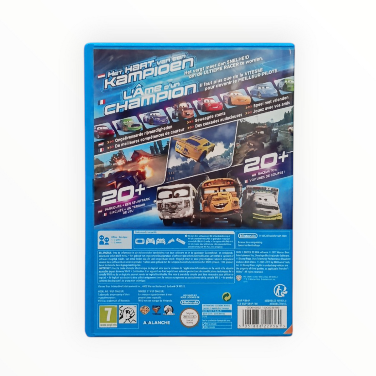 Cars 3: Course Vers La Victoire Wii U Complet Version FRA