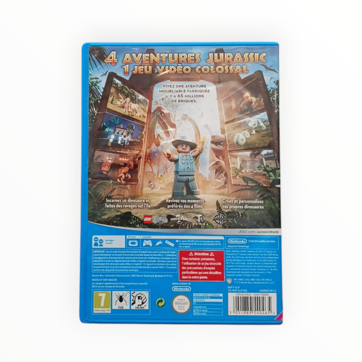 Lego Jurassic World Wii U Complet Version FRA