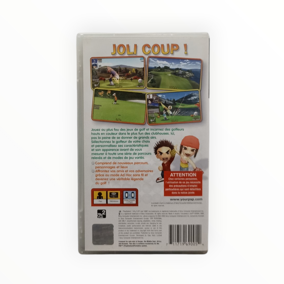 Everybody's Golf Playstation Portable (PSP) FR Complet