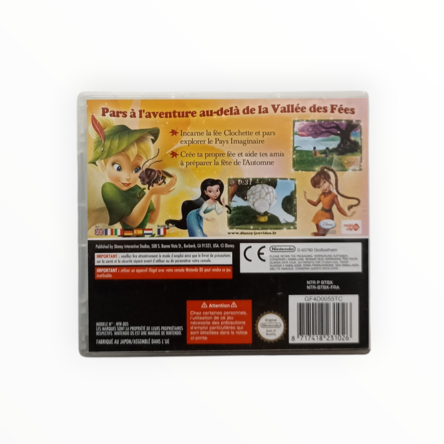 Clochette et la Pierre de Lune Nintendo DS Version FRA Complet