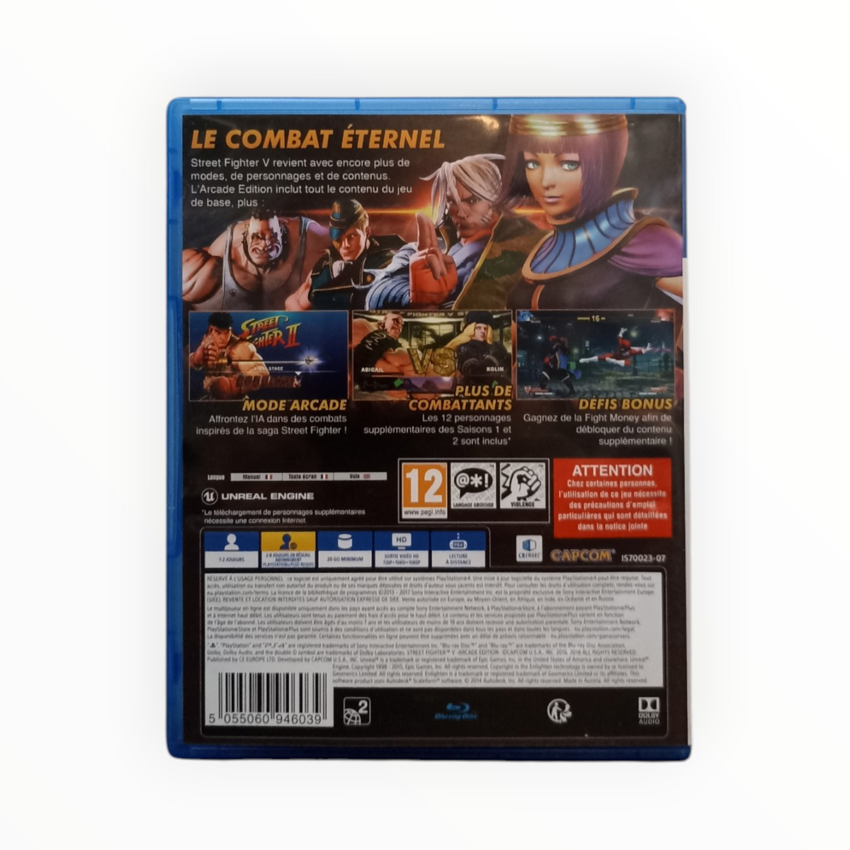 Street Fighter V Arcade Edition Playstation 4 (PS4) FR