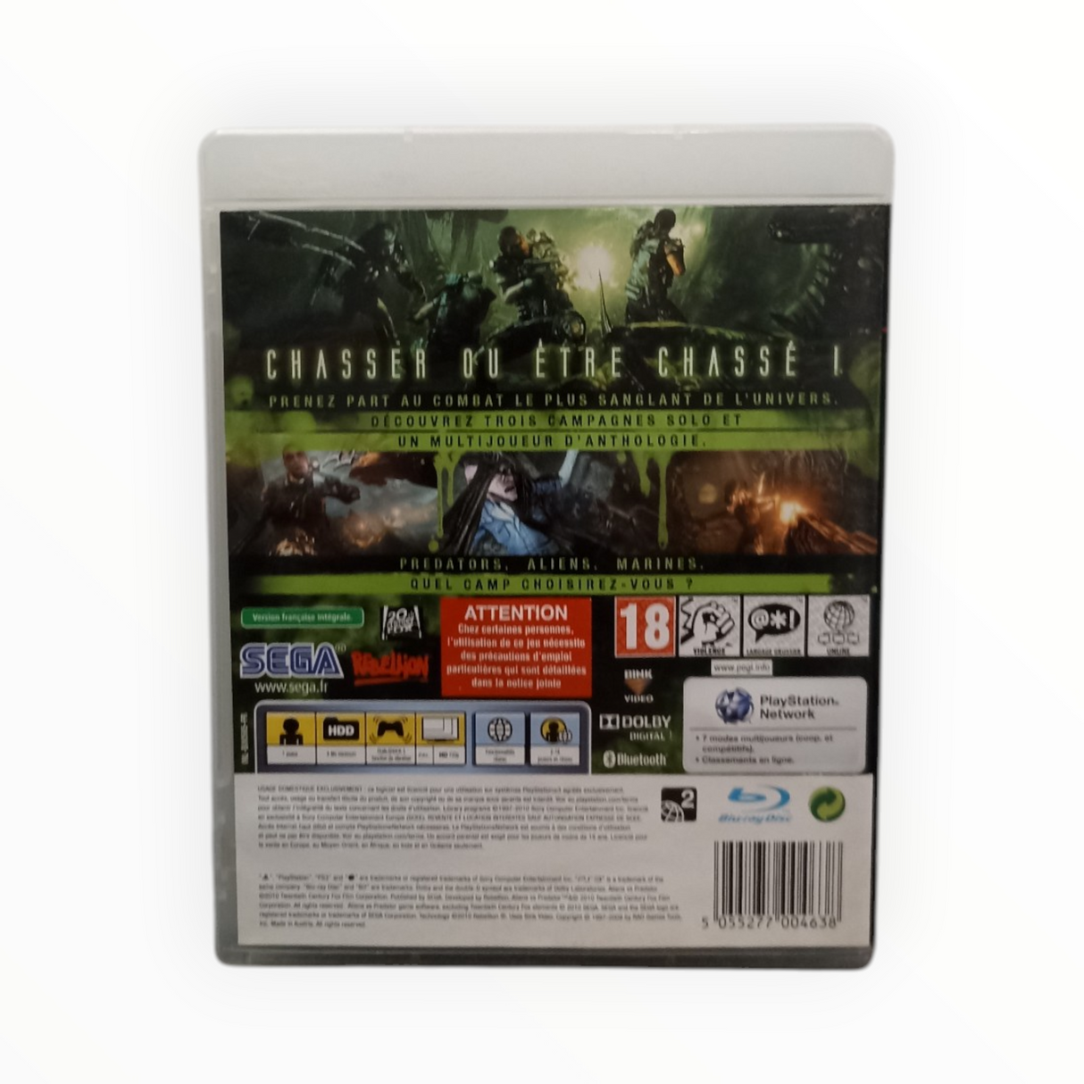 Aliens vs Predator PlayStation 3 (PS3) FR Complet