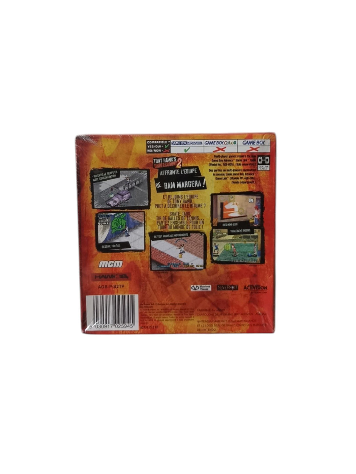 Tony Hawk's Underground 2 Game Boy Advance (GBA) en boite complet Version Neuf (reblister)